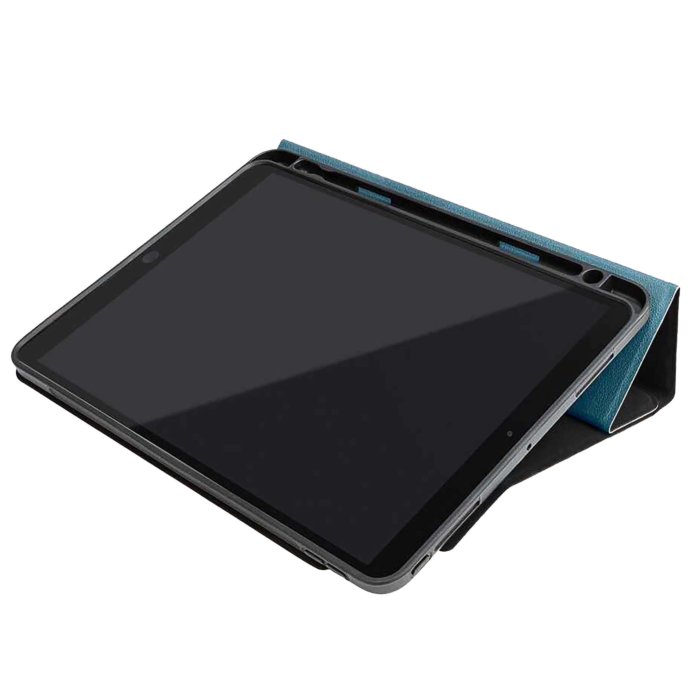 Tucano Premio Polyurethane Leather Folio Case for Apple iPad 10.2 Inch (7th, 8th, 9th Gen), iPad Air 10.5 Inch (Apple Pencil Internal Support, Blu Scuro)_4