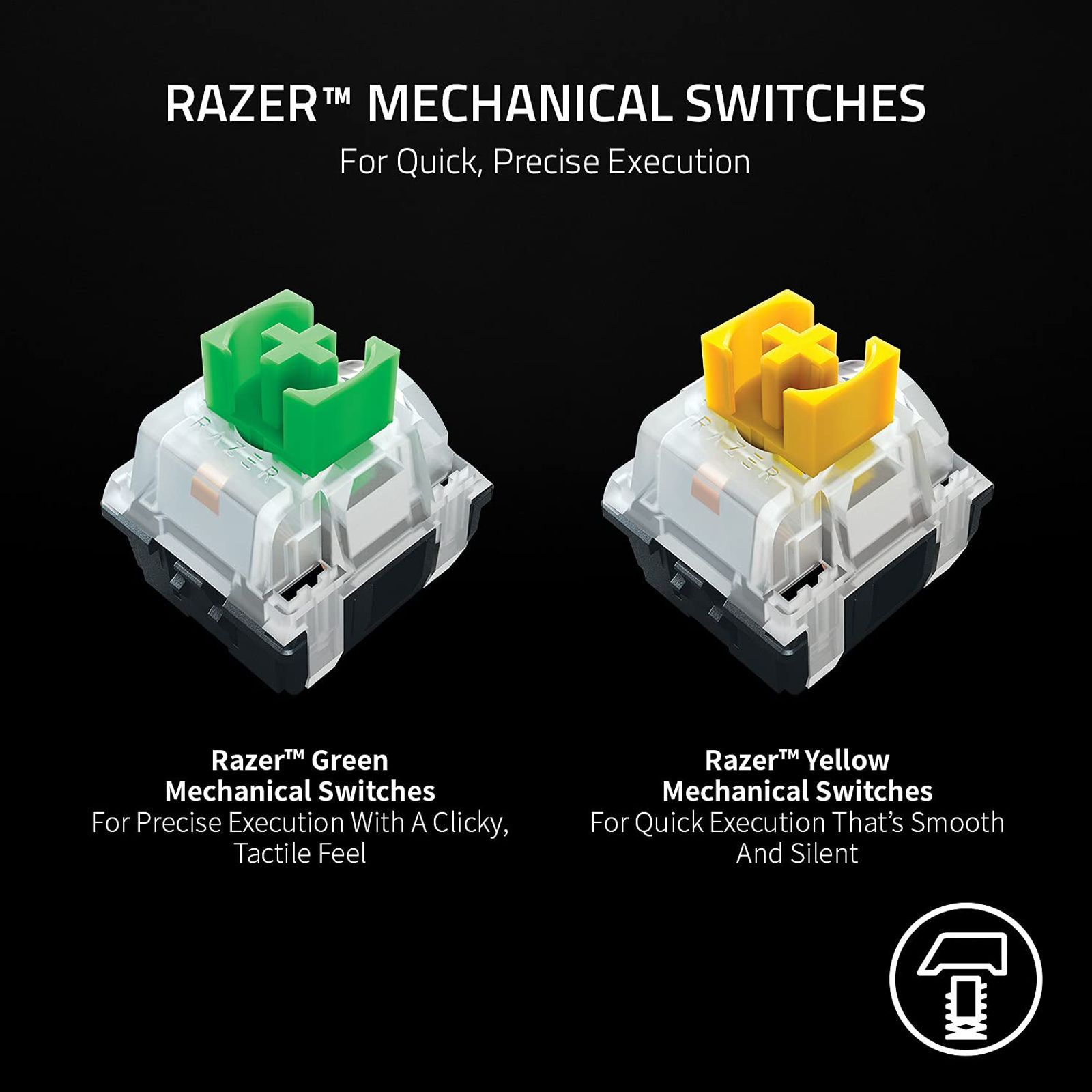 RAZER BlackWidow V3 Mini Bluetooth & 2.4GHz Wireless Gaming Keyboard with Multi Device Connectivity (HyperSpeed Wireless Technology, Black)_9