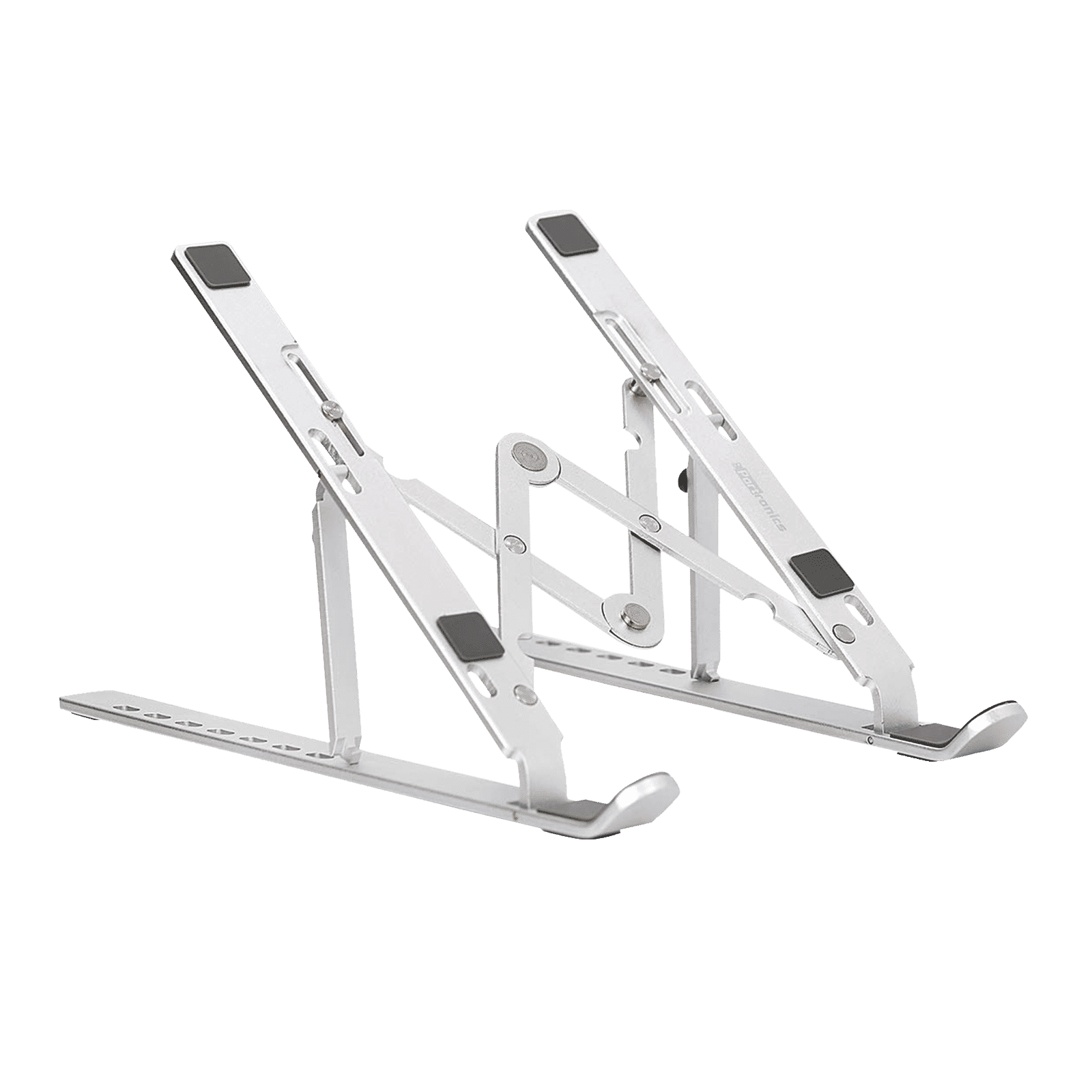 PORTRONICS My Buddy K2 Laptop Stand (7 Adjustable Height, POR 1202, Grey)_2