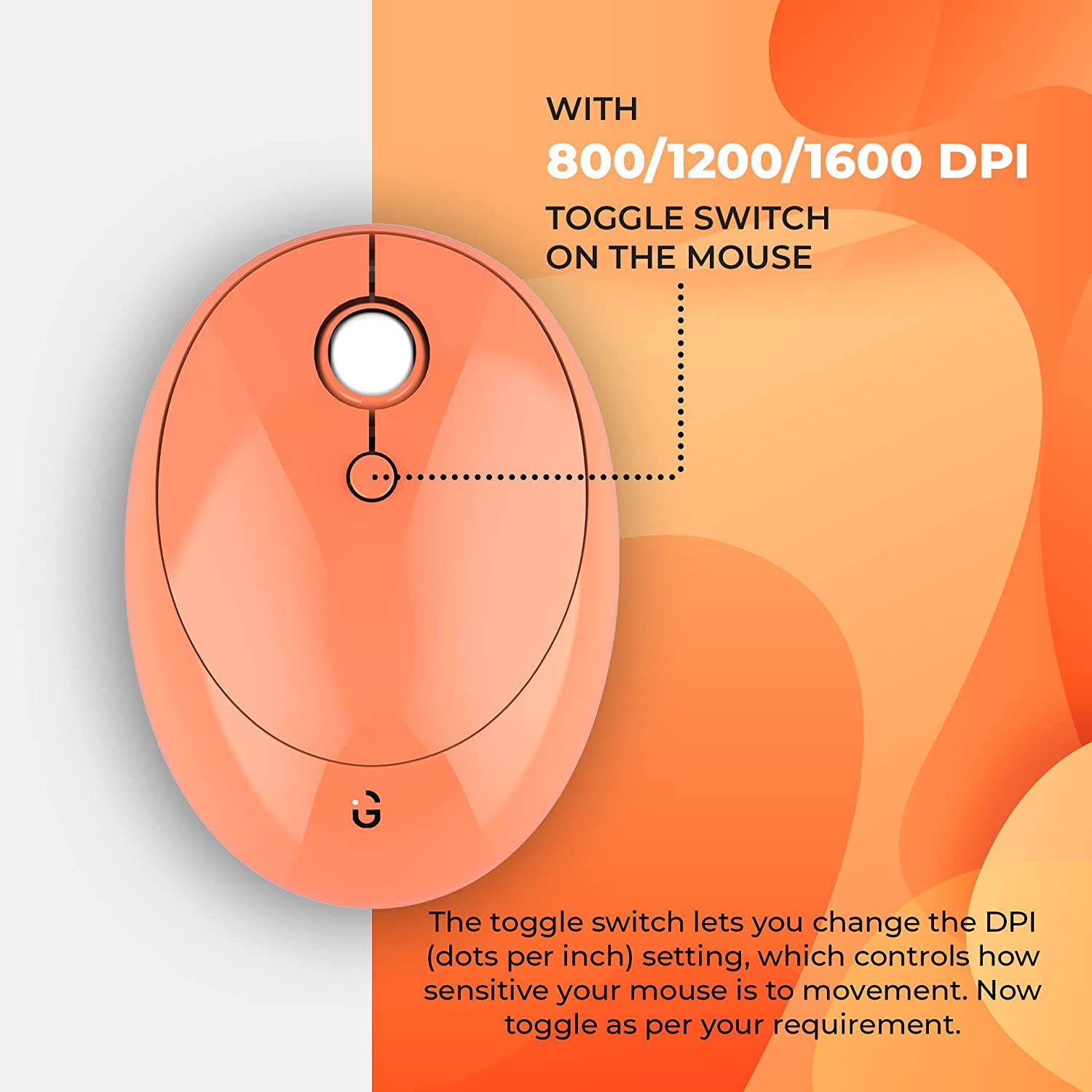 iGear KeyBee Pro Wireless Keyboard & Mouse Combo (104 Keys, 1600 DPI Adjustable, Removable Key Caps, Orange) iGear KeyBee Pro Wireless Keyboard & Mouse Combo (104 Keys, 1600 DPI Adjustable, Removable Key Caps, Orange)_12