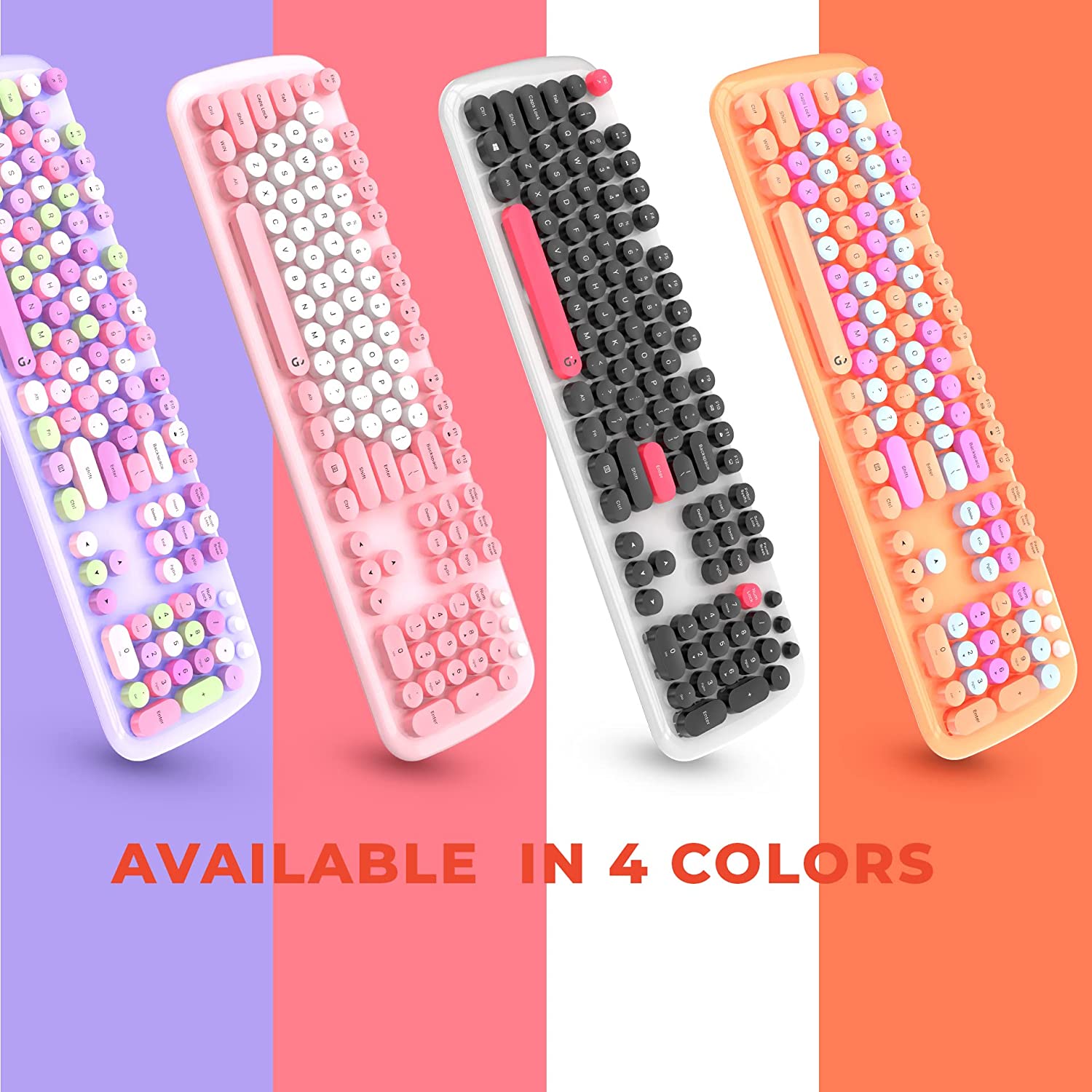 iGear KeyBee Pro Wireless Keyboard & Mouse Combo (104 Keys, 1600 DPI Adjustable, Removable Key Caps, Orange) iGear KeyBee Pro Wireless Keyboard & Mouse Combo (104 Keys, 1600 DPI Adjustable, Removable Key Caps, Orange)_8