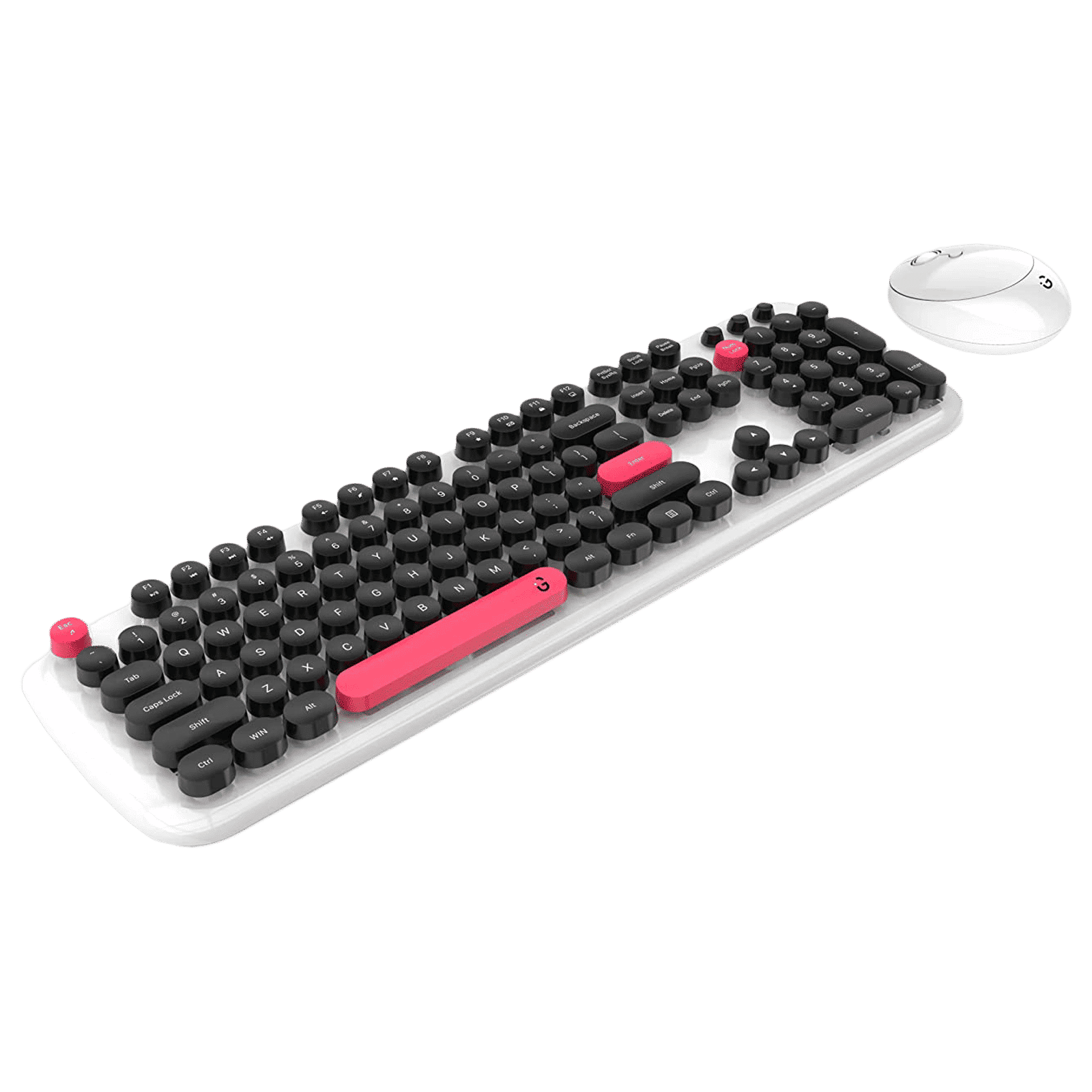 iGear KeyBee Pro Wireless Keyboard & Mouse Combo (100 Keys, 1600 DPI Adjustable, Removable Key Caps, White) iGear KeyBee Pro Wireless Keyboard & Mouse Combo (100 Keys, 1600 DPI Adjustable, Removable Key Caps, White)_4