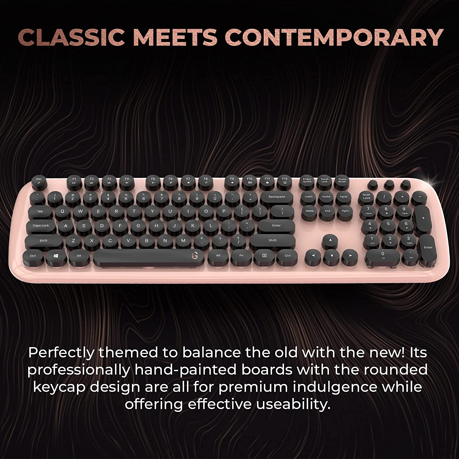 iGear KeyBee Pro Limited Edition Wireless Keyboard & Mouse Combo (104 Keys, 1600 DPI Adjustable, Plug & Play, White)_10