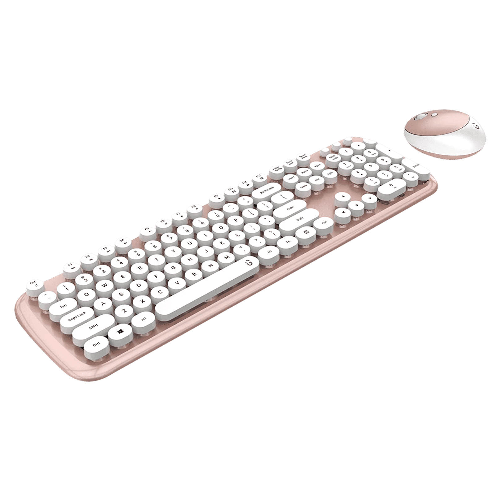 iGear KeyBee Pro Limited Edition Wireless Keyboard & Mouse Combo (104 Keys, 1600 DPI Adjustable, Plug & Play, White)_2