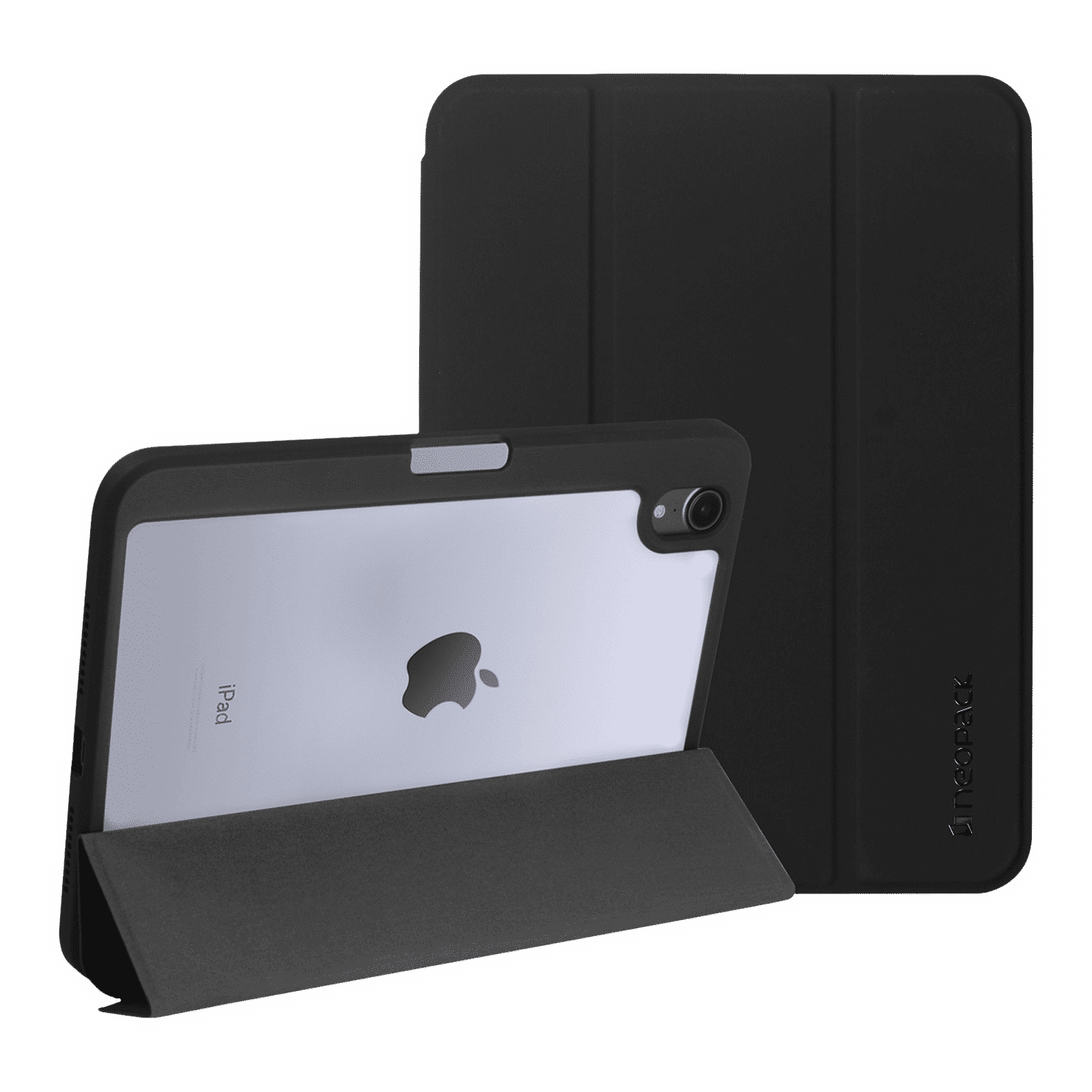 Neopack Delta TPU Flip Cover for Apple iPad (All Gen) (With Pencil Holder, Black) Neopack Delta TPU Flip Cover for Apple iPad (All Gen) (With Pencil Holder, Black)_1