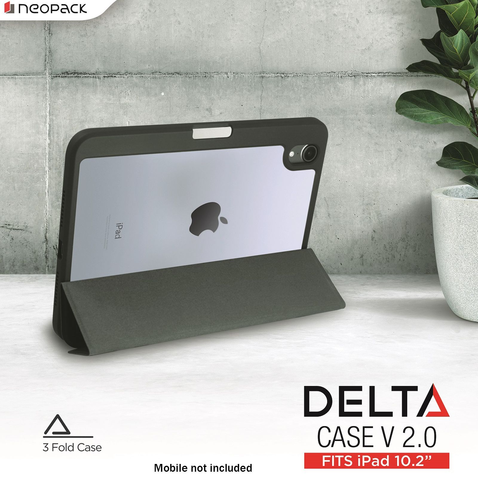 Neopack Delta TPU Flip Cover for Apple iPad (All Gen) (With Pencil Holder, Black) Neopack Delta TPU Flip Cover for Apple iPad (All Gen) (With Pencil Holder, Black)_4