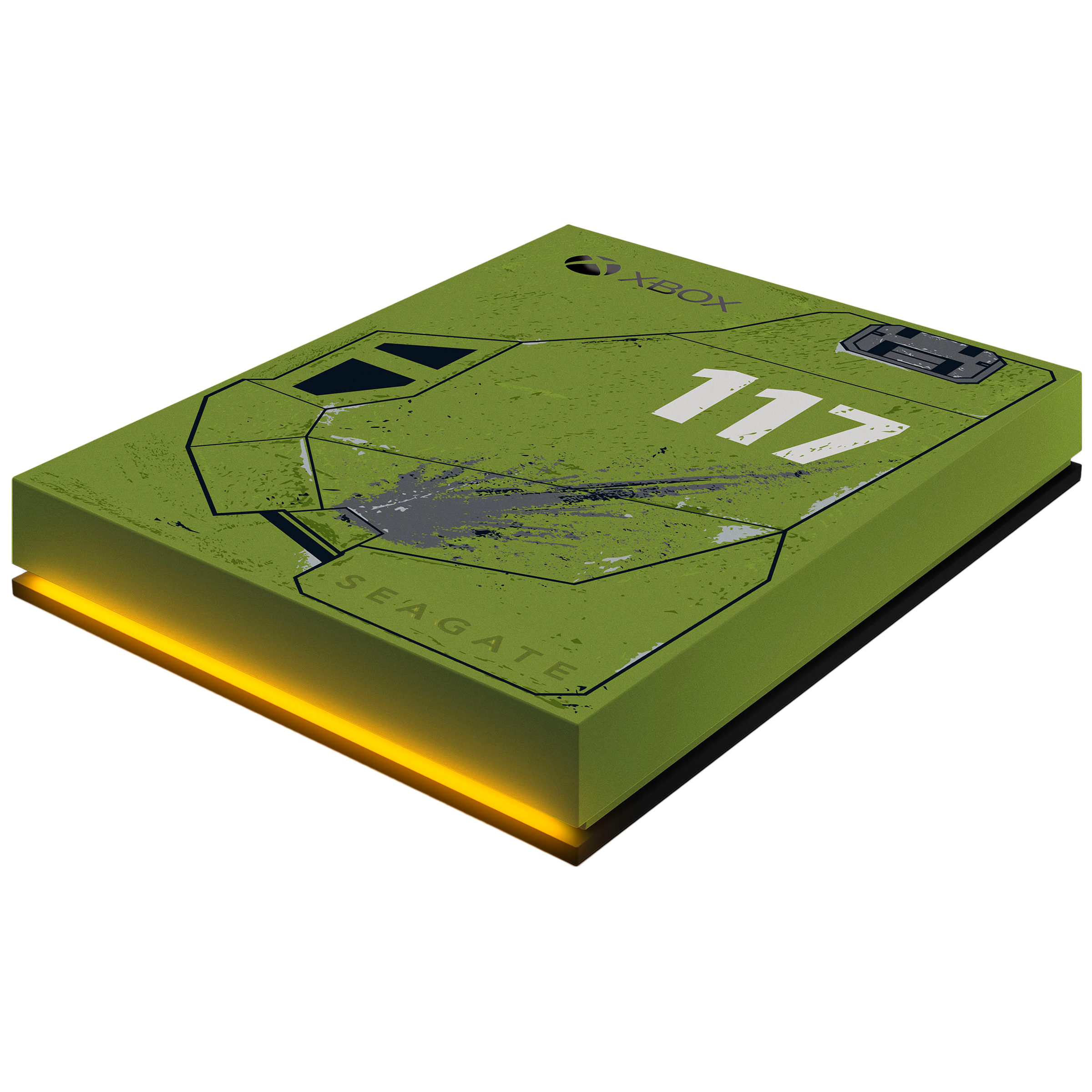 SEAGATE Halo Infinite Special Edition 2TB USB 3.0 Hard Disk Drive (Built-in Xbox Green LED Lighting, STKX2000405, Black) SEAGATE Halo Infinite Special Edition 2TB USB 3.0 Hard Disk Drive (Built-in Xbox Green LED Lighting, STKX2000405, Black)_3