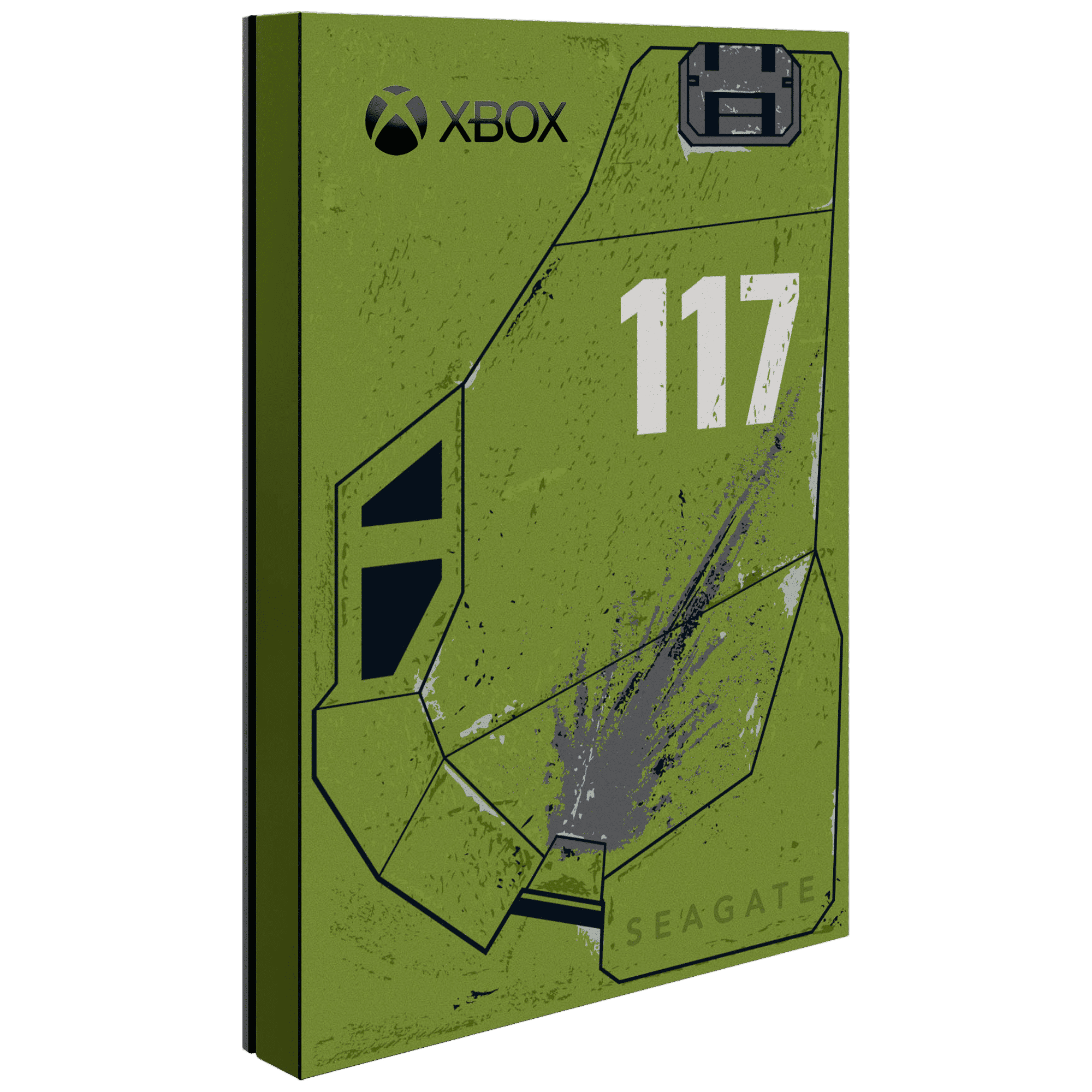 SEAGATE Halo Infinite Special Edition 2TB USB 3.0 Hard Disk Drive (Built-in Xbox Green LED Lighting, STKX2000405, Black) SEAGATE Halo Infinite Special Edition 2TB USB 3.0 Hard Disk Drive (Built-in Xbox Green LED Lighting, STKX2000405, Black)_4