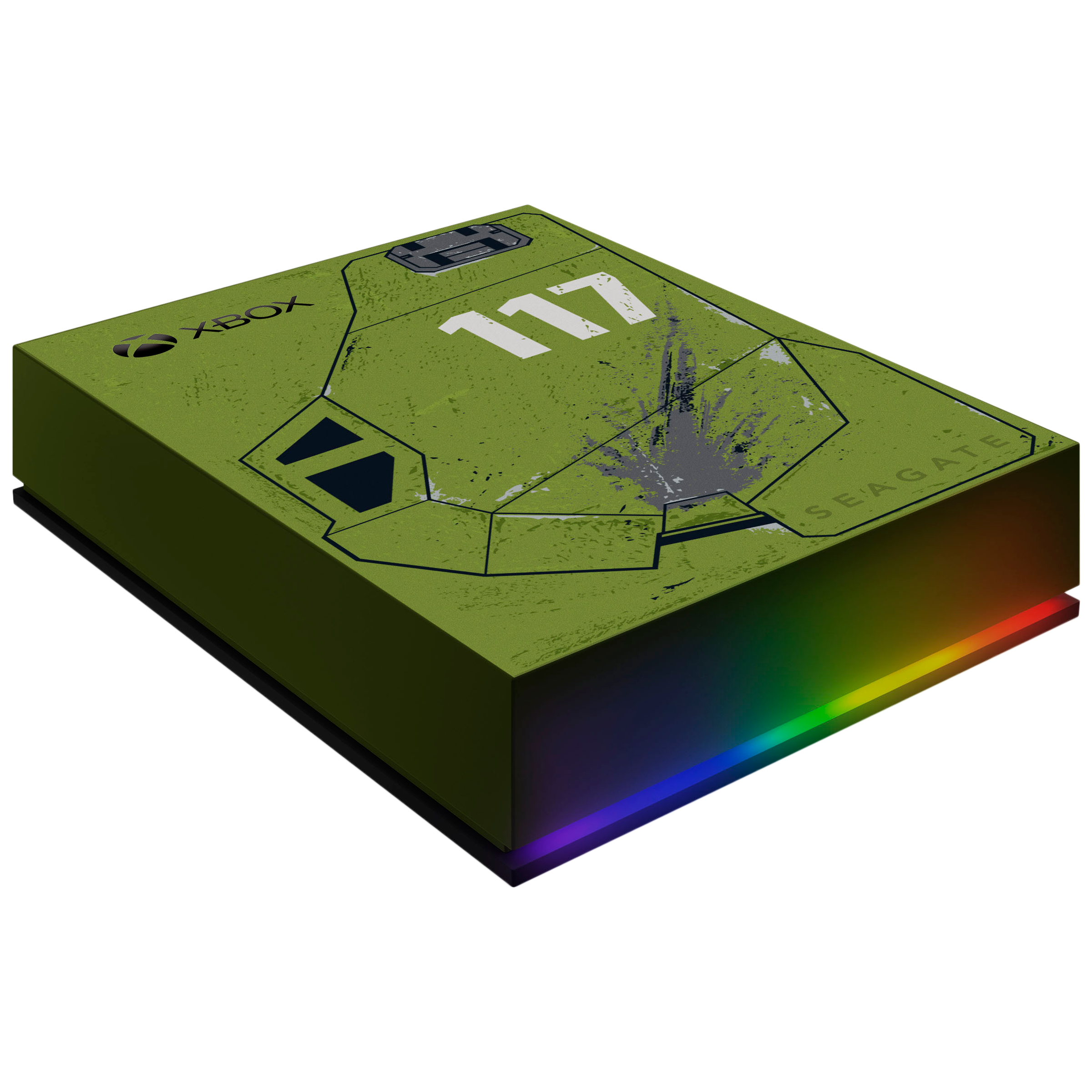 SEAGATE Game Drives Halo SE 5TB USB 3.0 Hard Disk Drive (Built-in Xbox Green LED Lighting, STKX5000400, Black)_2