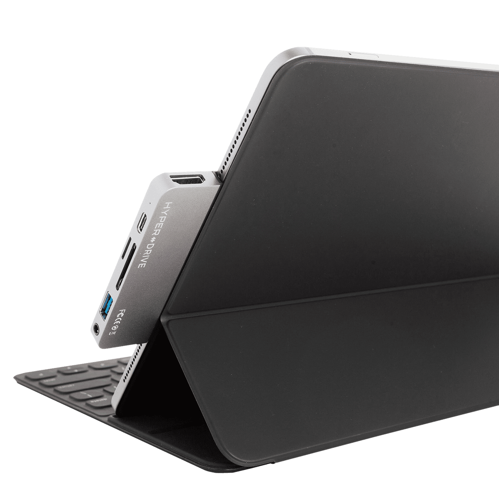 HYPERDRIVE 6-in-1 USB 3.2 Type C to USB 3.0 Type C, USB 3.1 Type A, HDMI Type A, SD Card Slot, MicroSD Card Slot, 3.5mm Stereo USB Hub (Pass-Through Charging, Space Grey)_6