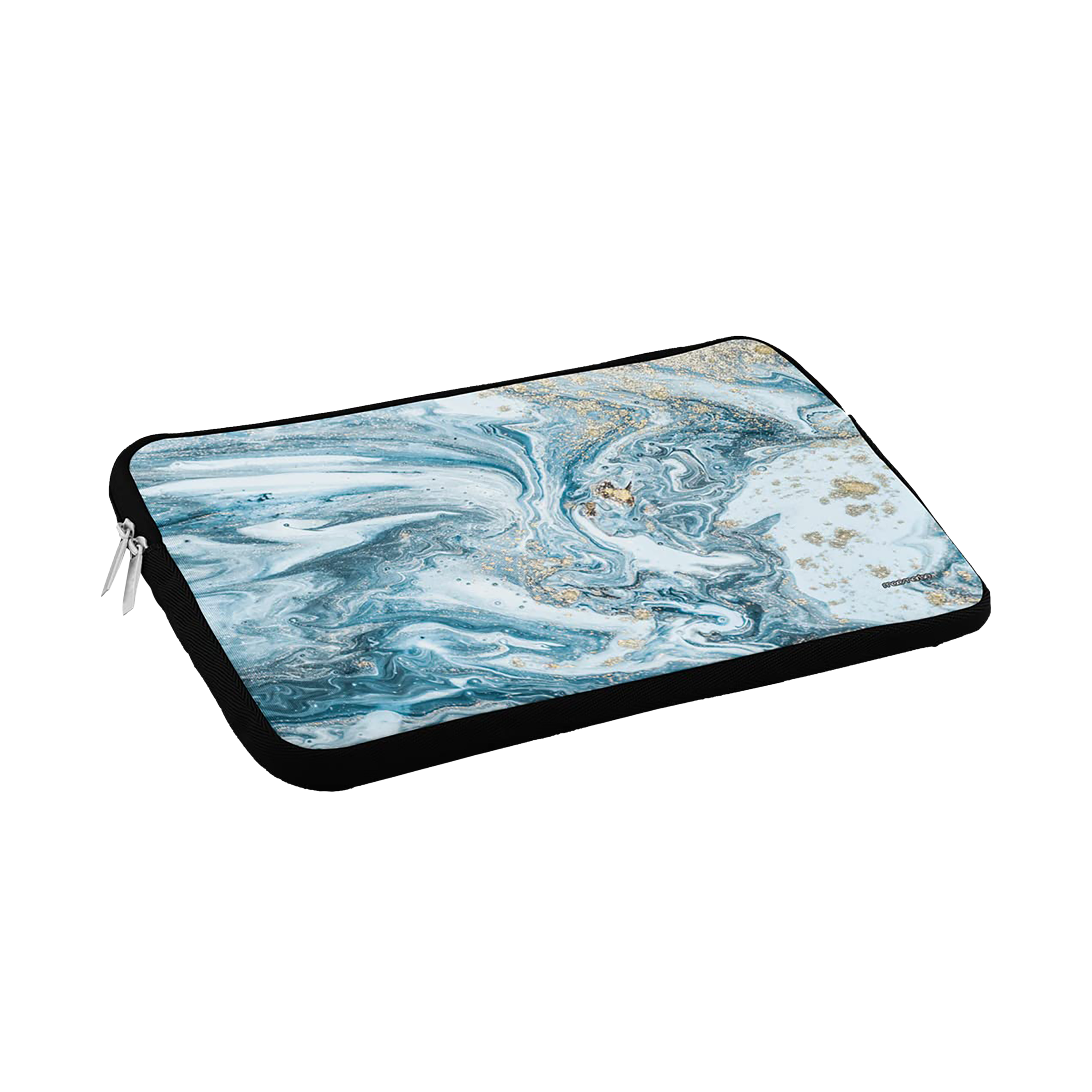 macmerise Marble Neoprene Laptop Sleeve for 15 Inch Laptop (Water Resistant, Blue Macubus)_1