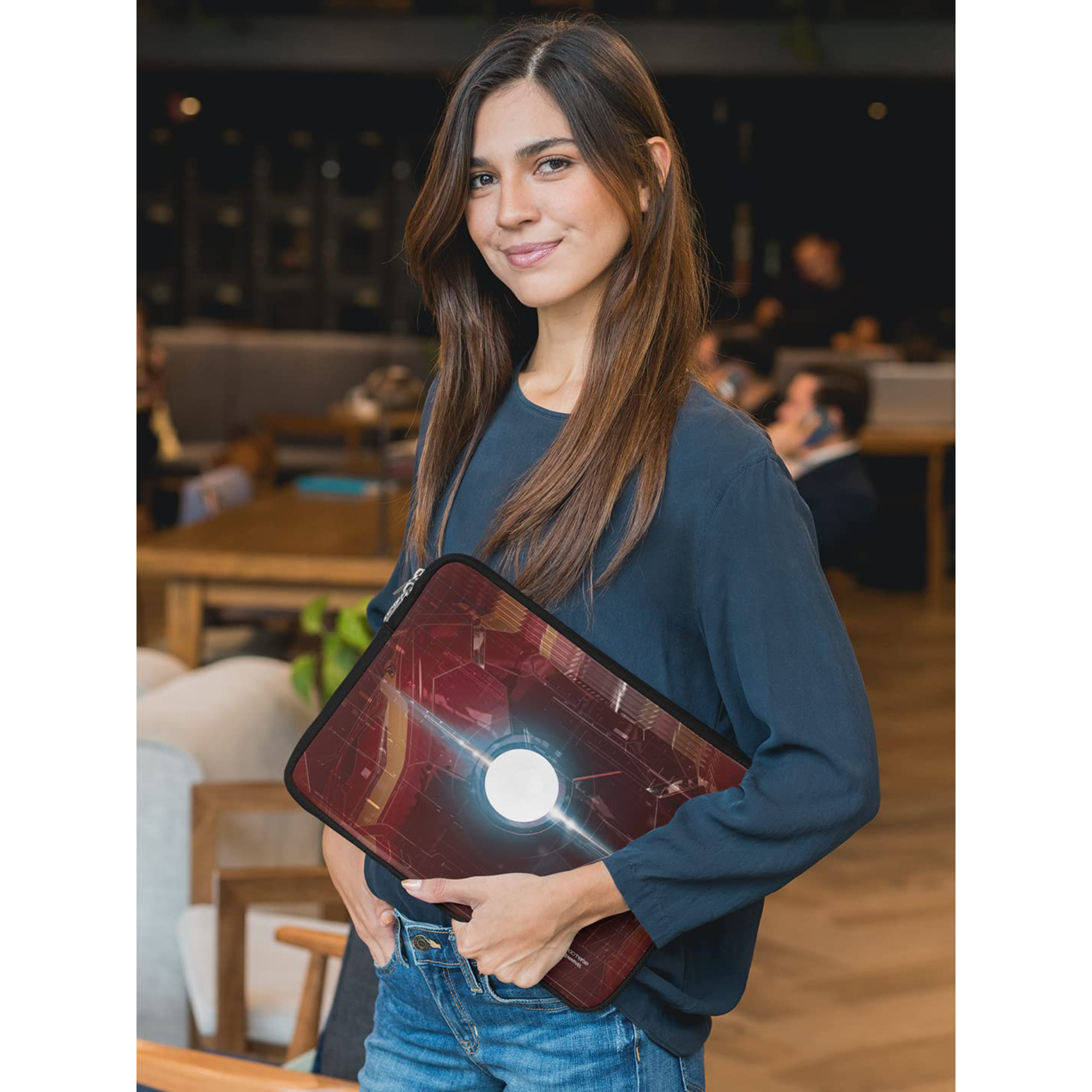 macmerise Suit up Ironman Neoprene Laptop Sleeve for 15 Inch Laptop (Water Resistant, Multi Color) macmerise Suit up Ironman Neoprene Laptop Sleeve for 15 Inch Laptop (Water Resistant, Multi Color)_4