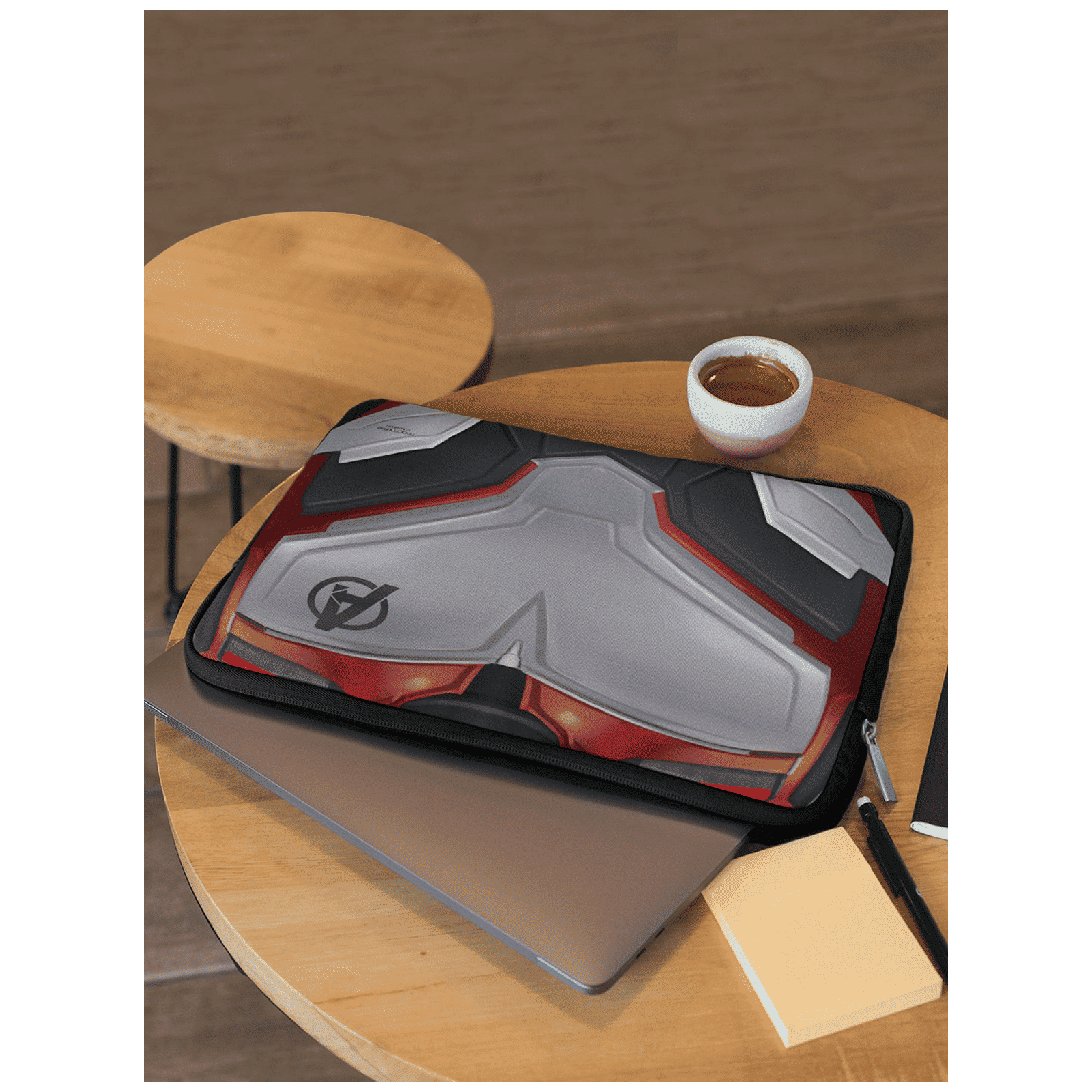 macmerise Avengers Endgame Suit Neoprene Laptop Sleeve for 15 Inch Laptop (Water Resistant, Multi Color)_5