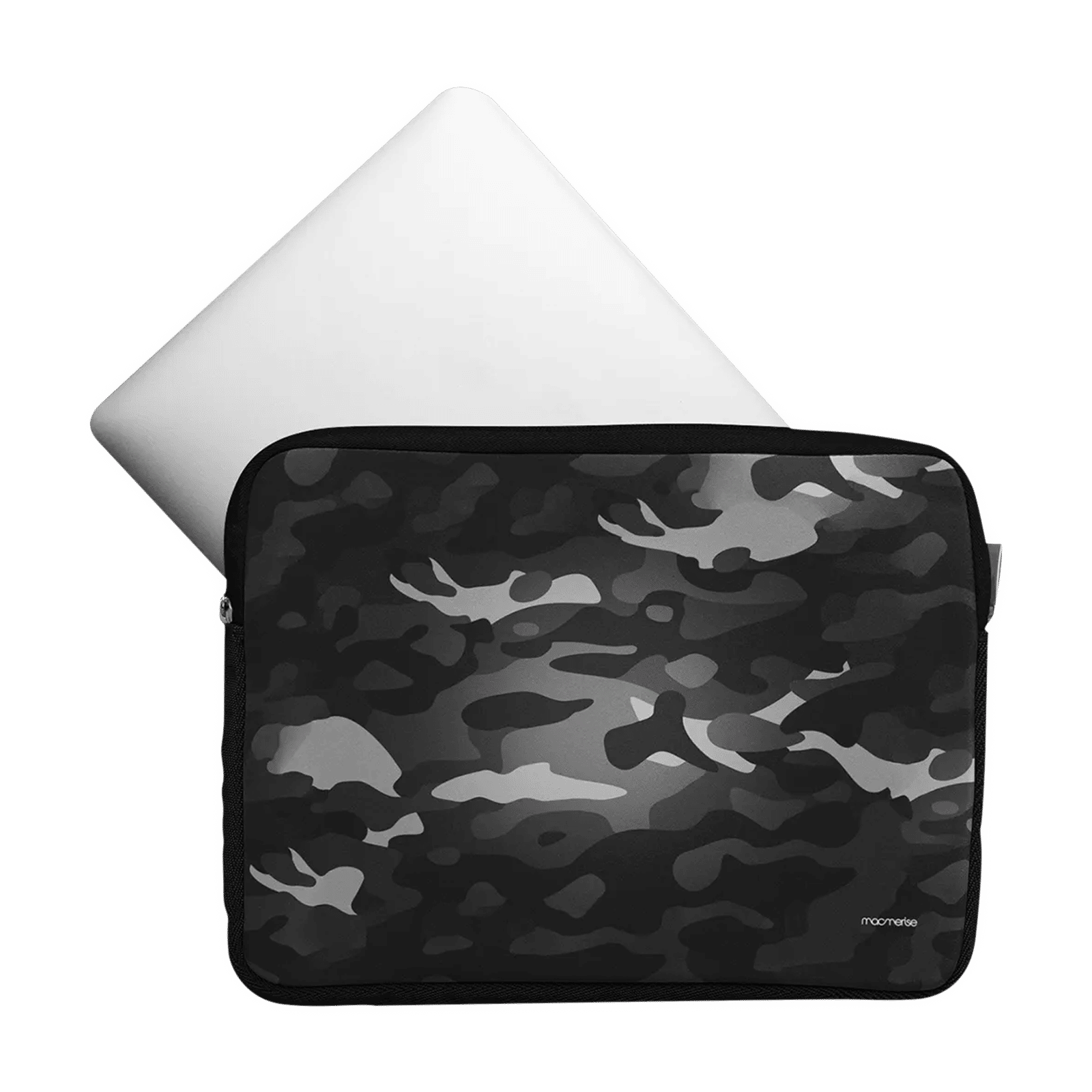 macmerise Camo Gunmetal Neoprene Laptop Sleeve for 15 Inch Laptop (Water Resistant, Grey) macmerise Camo Gunmetal Neoprene Laptop Sleeve for 15 Inch Laptop (Water Resistant, Grey)_6