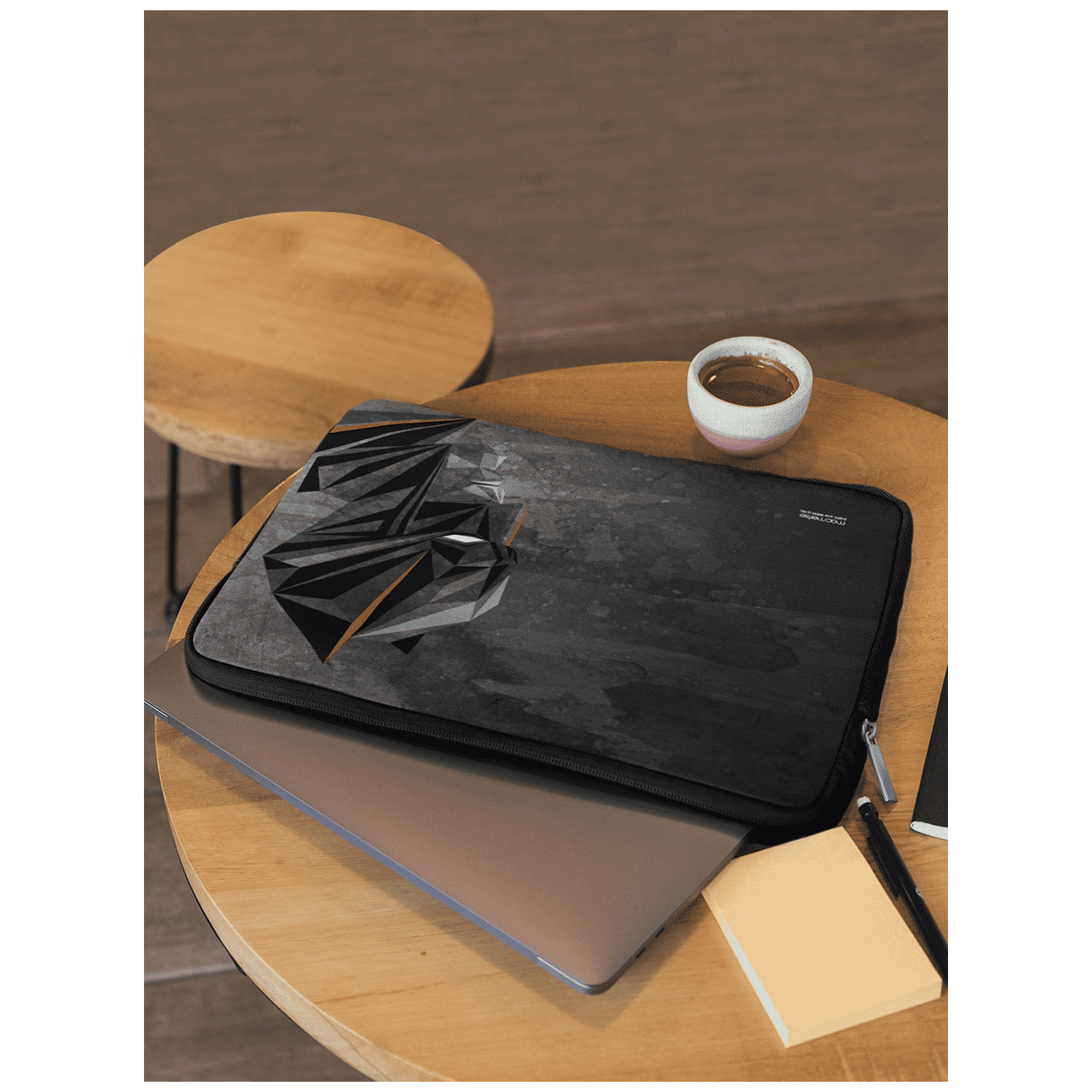 macmerise Batman Geometric Neoprene Laptop Sleeve for 13 Inch Laptop (Water Resistant, Multi Color)_5