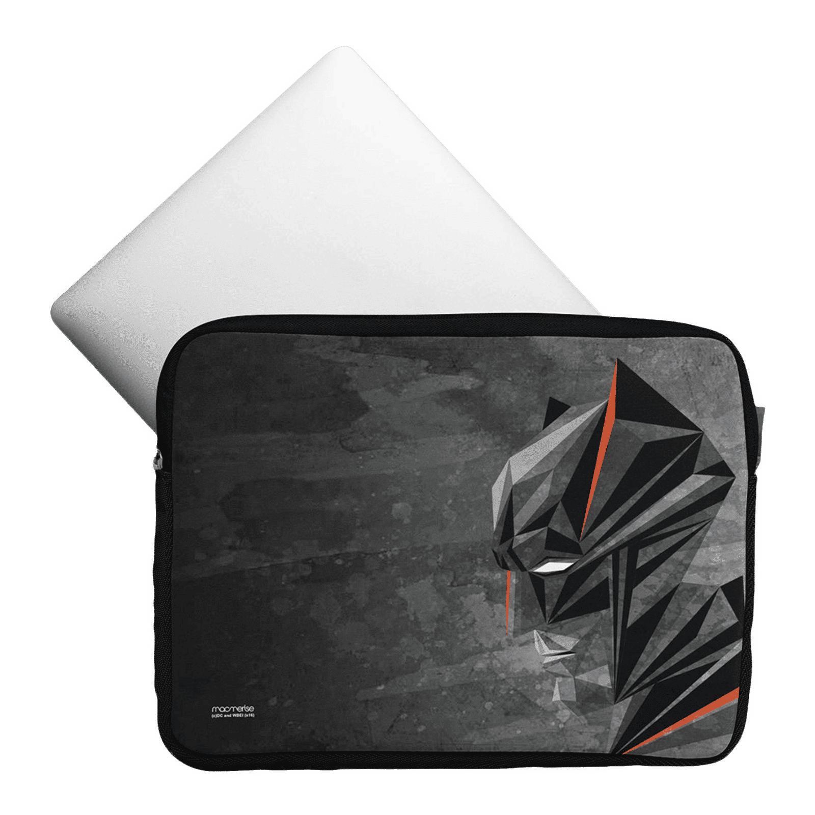 macmerise Batman Geometric Neoprene Laptop Sleeve for 13 Inch Laptop (Water Resistant, Multi Color)_6