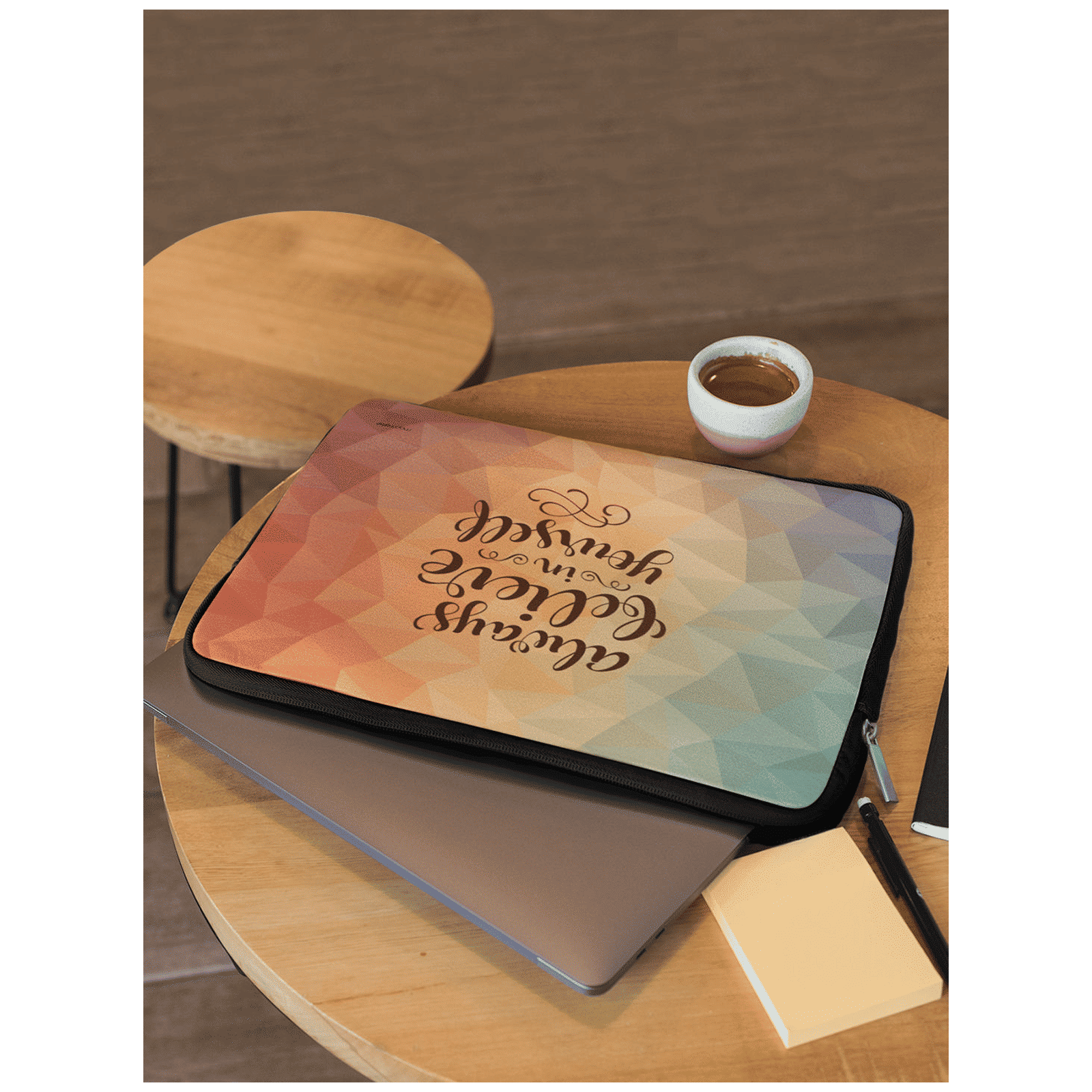 macmerise Believe in yourself Neoprene Laptop Sleeve for 13 Inch Laptop (Water Resistant, Multi Color) macmerise Believe in yourself Neoprene Laptop Sleeve for 13 Inch Laptop (Water Resistant, Multi Color)_5