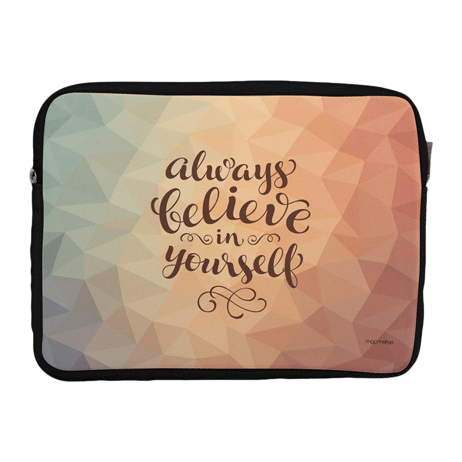 macmerise Believe in yourself Neoprene Laptop Sleeve for 13 Inch Laptop (Water Resistant, Multi Color) macmerise Believe in yourself Neoprene Laptop Sleeve for 13 Inch Laptop (Water Resistant, Multi Color)_6