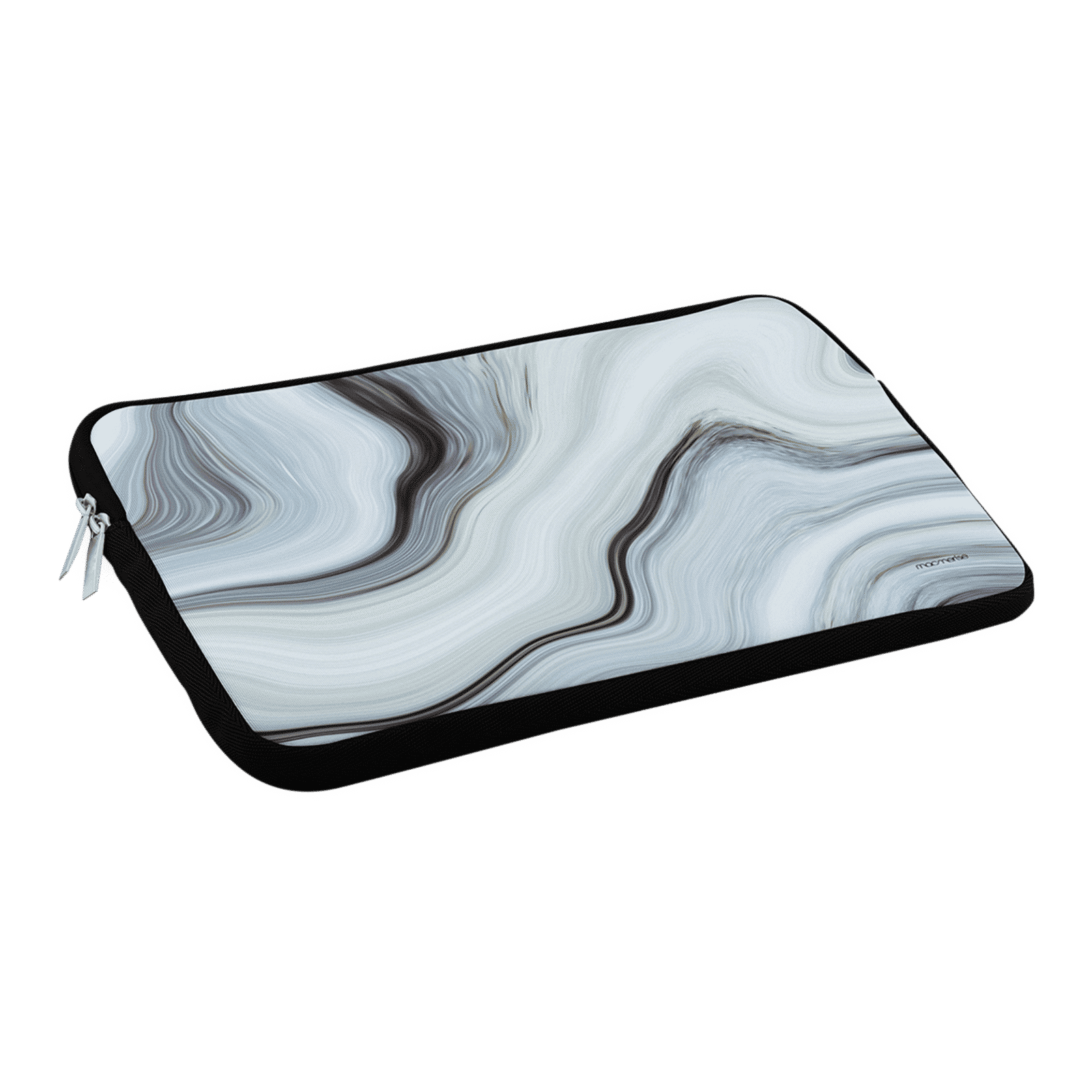 macmerise Liquid Neoprene Laptop Sleeve for 13 Inch Laptop (Water Resistant, Funk White)_1