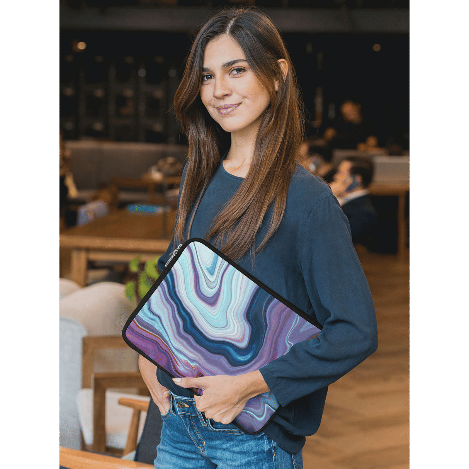 macmerise Liquid Neoprene Laptop Sleeve for 13 Inch Laptop (Water Resistant, Funk Purple) macmerise Liquid Neoprene Laptop Sleeve for 13 Inch Laptop (Water Resistant, Funk Purple)_7