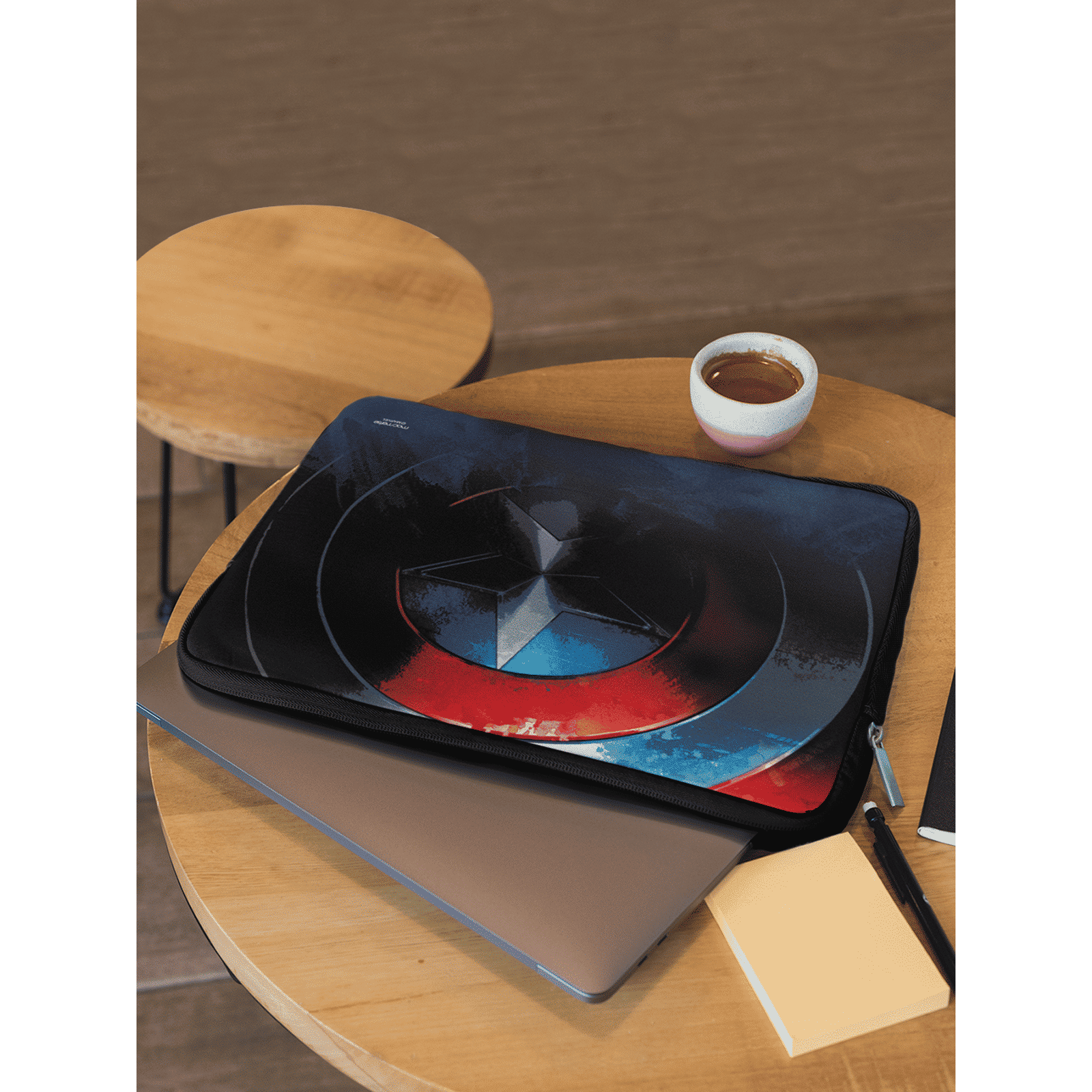 macmerise Grunge Cap Shield Neoprene Laptop Sleeve for 13 Inch Laptop (Water Resistant, Multi Color) macmerise Grunge Cap Shield Neoprene Laptop Sleeve for 13 Inch Laptop (Water Resistant, Multi Color)_5