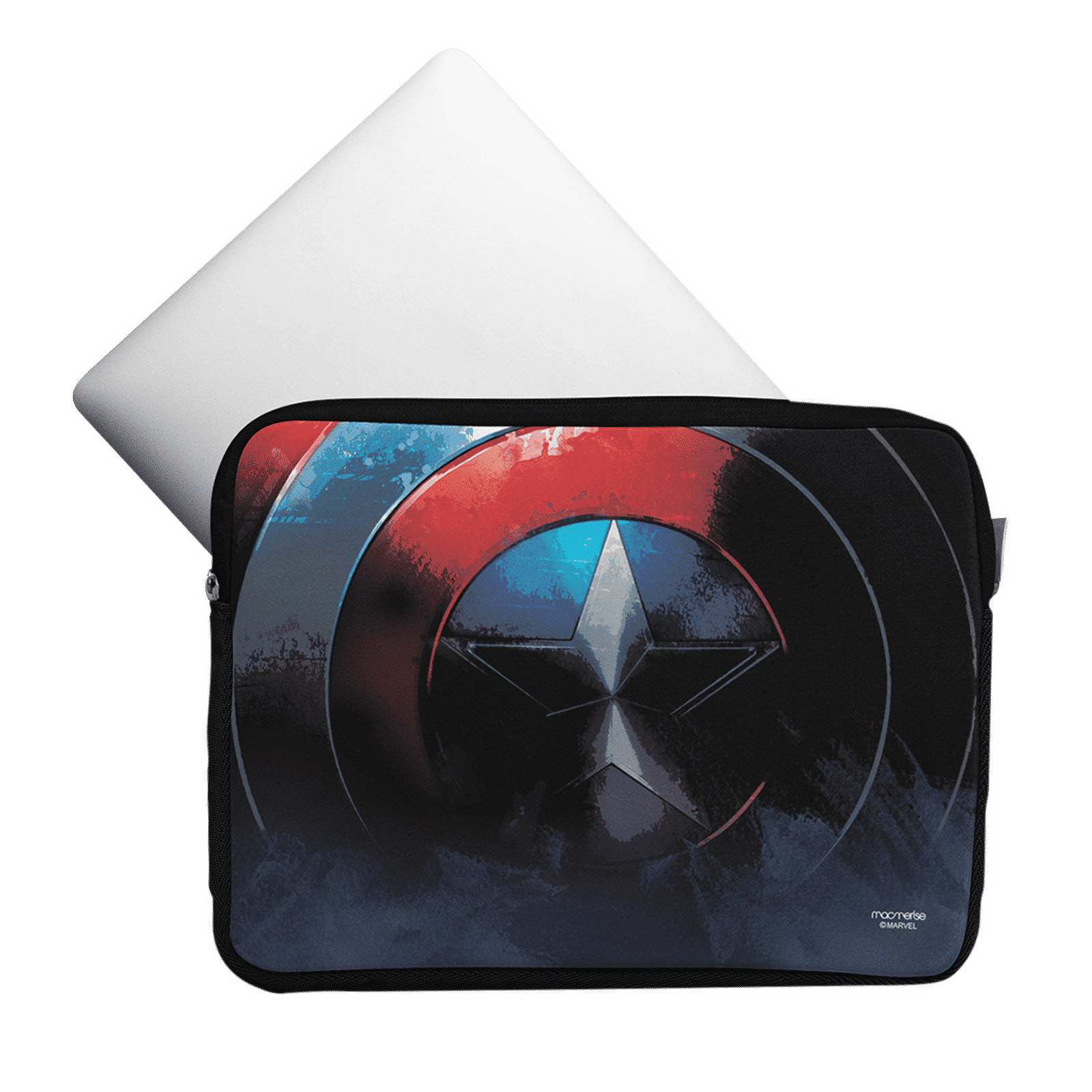 macmerise Grunge Cap Shield Neoprene Laptop Sleeve for 13 Inch Laptop (Water Resistant, Multi Color) macmerise Grunge Cap Shield Neoprene Laptop Sleeve for 13 Inch Laptop (Water Resistant, Multi Color)_6