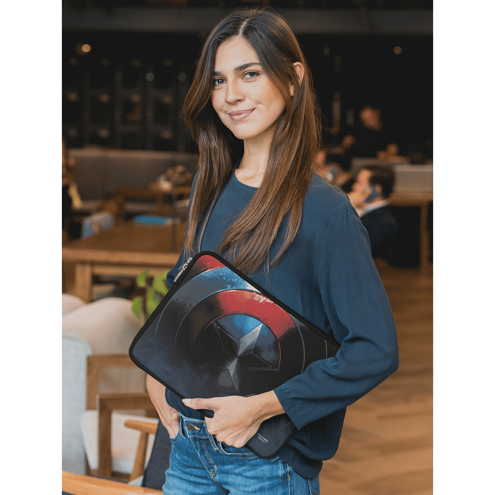 macmerise Grunge Cap Shield Neoprene Laptop Sleeve for 13 Inch Laptop (Water Resistant, Multi Color) macmerise Grunge Cap Shield Neoprene Laptop Sleeve for 13 Inch Laptop (Water Resistant, Multi Color)_4