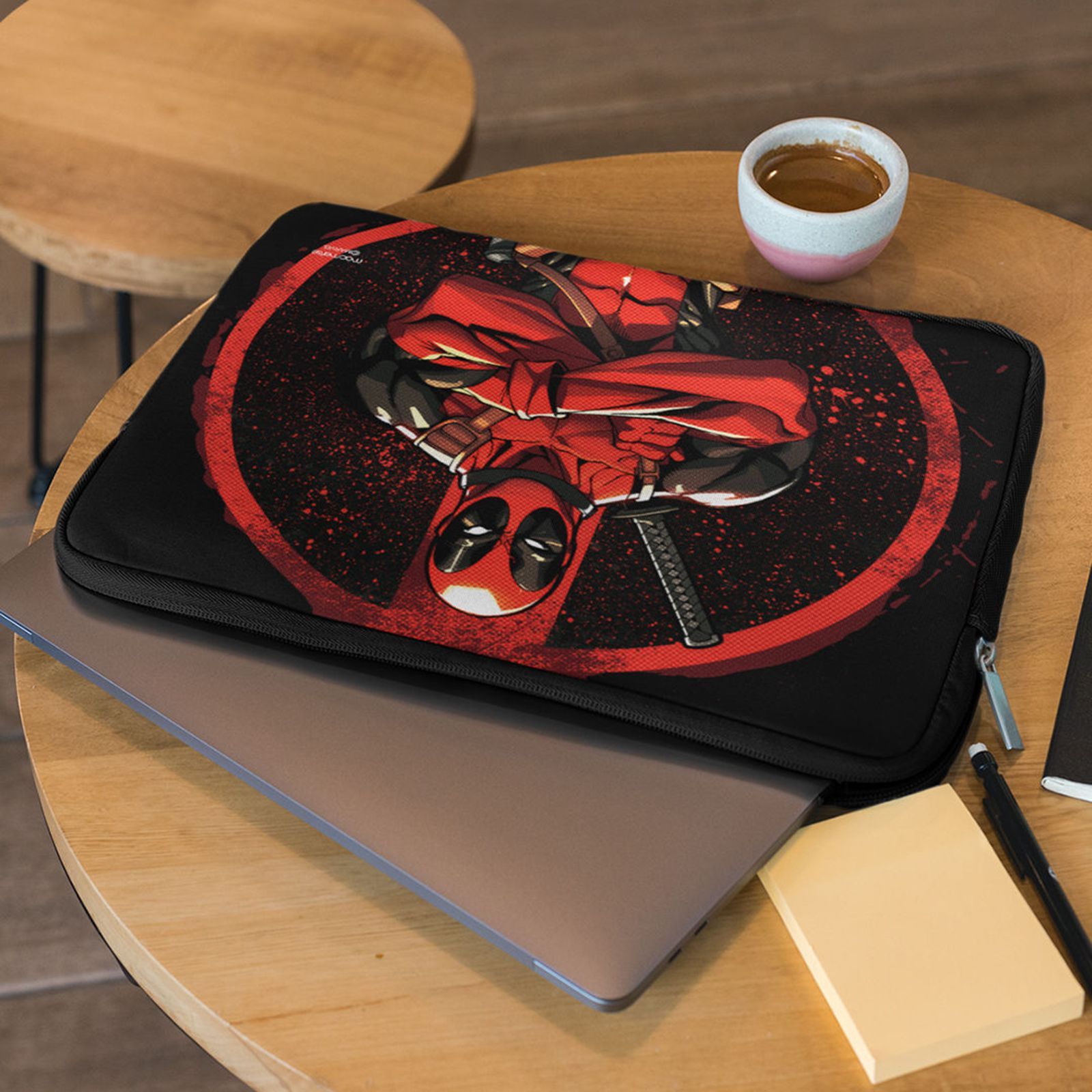 macmerise Deadpool Stance Neoprene Laptop Sleeve for 13 Inch Laptop (Water Resistant, Multi Color) macmerise Deadpool Stance Neoprene Laptop Sleeve for 13 Inch Laptop (Water Resistant, Multi Color)_6