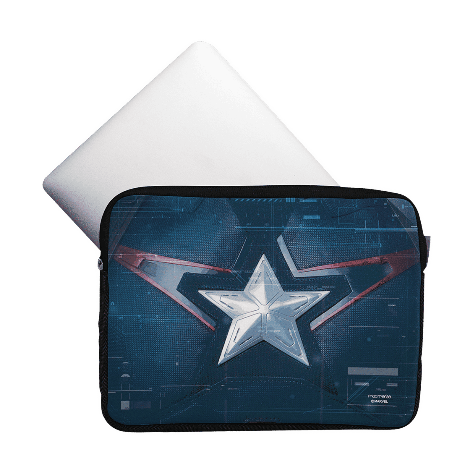 macmerise Suit up Captain Neoprene Laptop Sleeve for 13 Inch Laptop (Water Resistant, Multi Color) macmerise Suit up Captain Neoprene Laptop Sleeve for 13 Inch Laptop (Water Resistant, Multi Color)_7