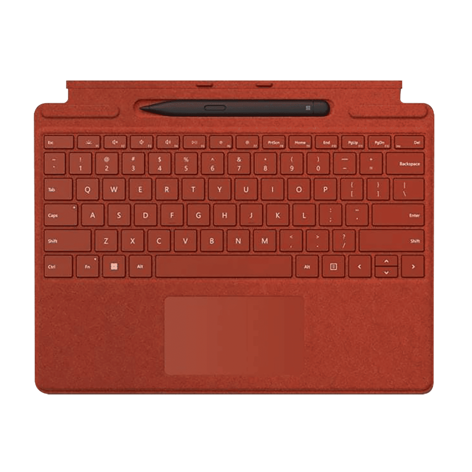 Microsoft Surface Pro Signature Wireless Keyboard with Touchpad (with Slim Pen, Poppy Red)_1