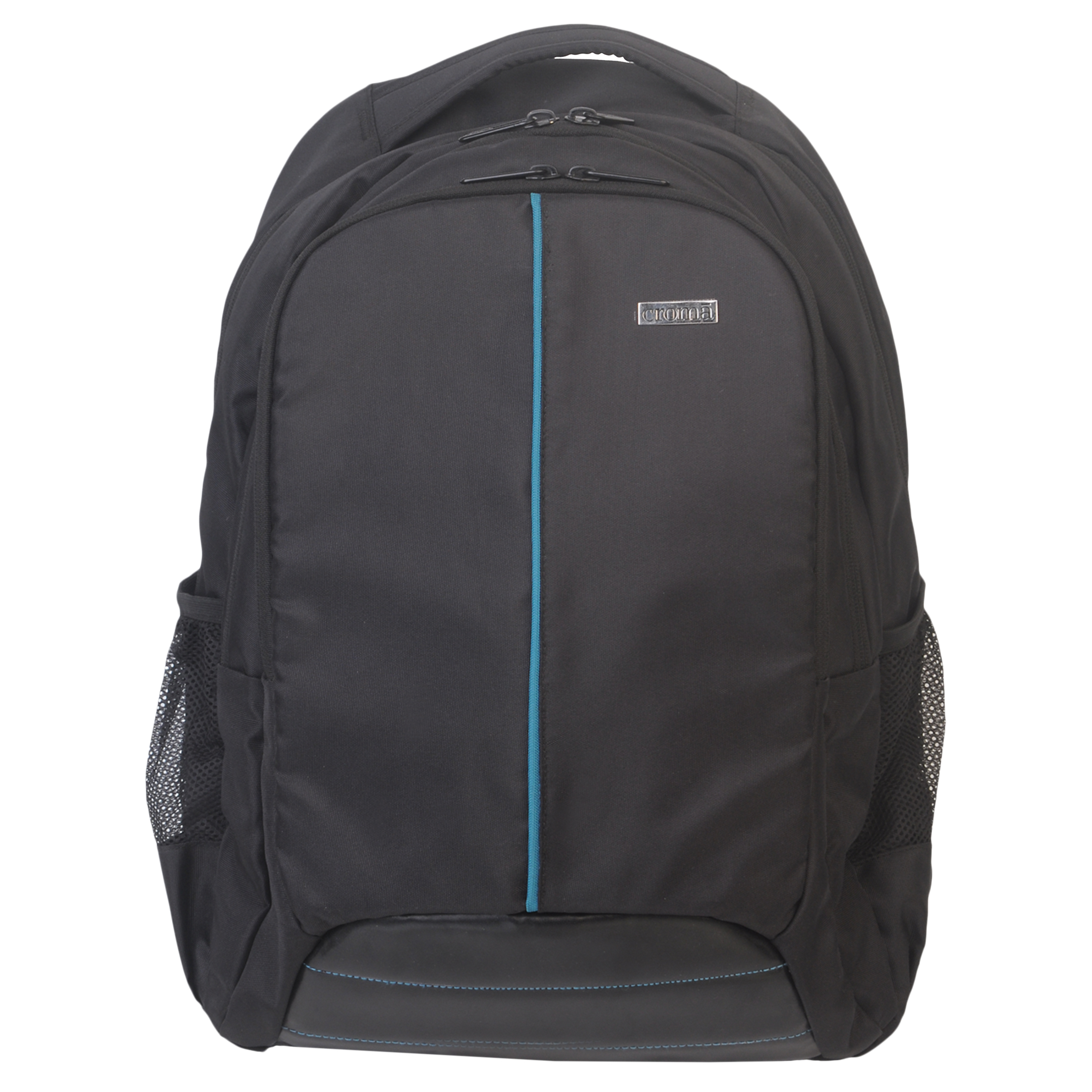 Croma Mystic Polyester Laptop Backpack for 15.6 Inch Laptop (35 L, Cushioned Compartment, Black)_1