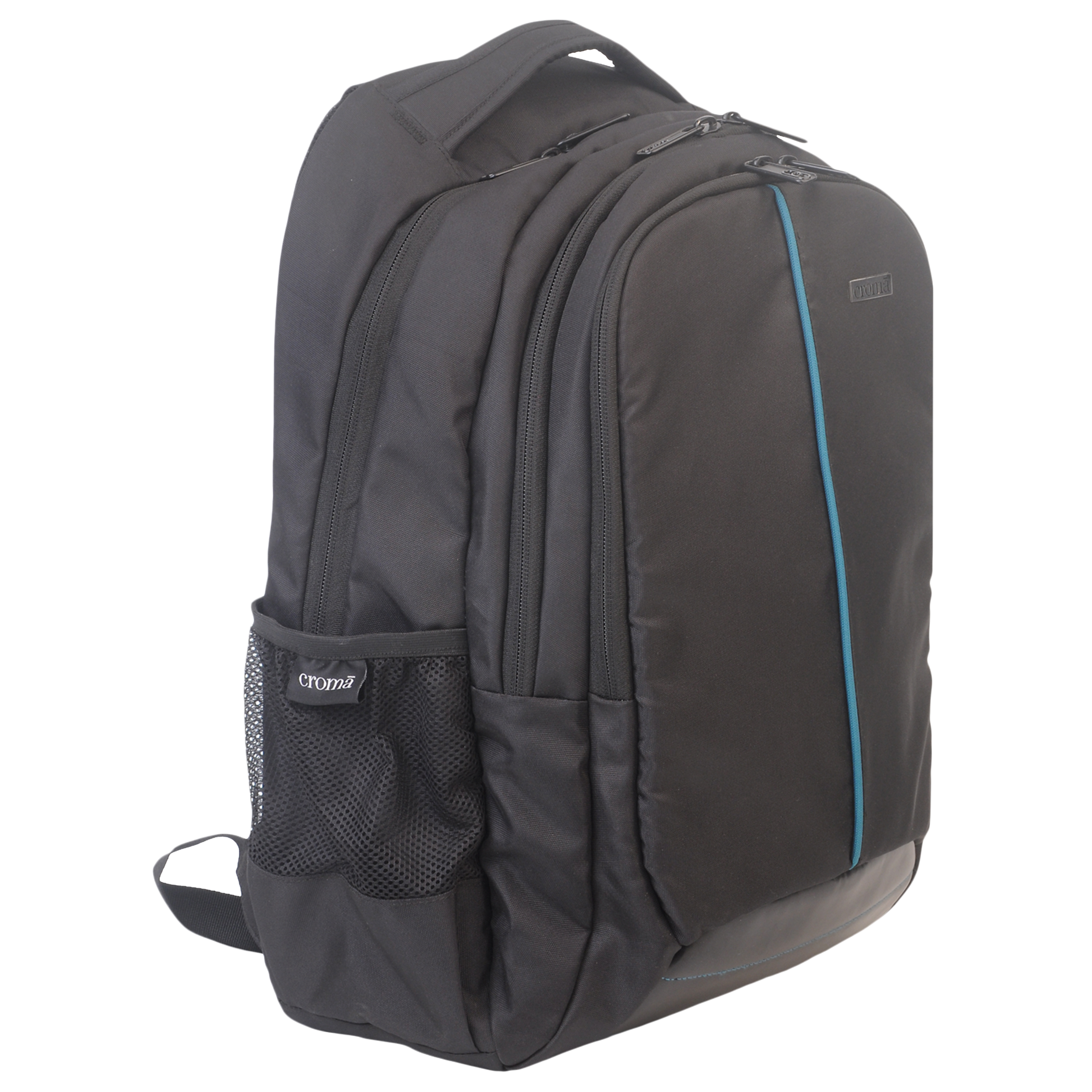 Croma Mystic Polyester Laptop Backpack for 15.6 Inch Laptop (35 L, Cushioned Compartment, Black)_6