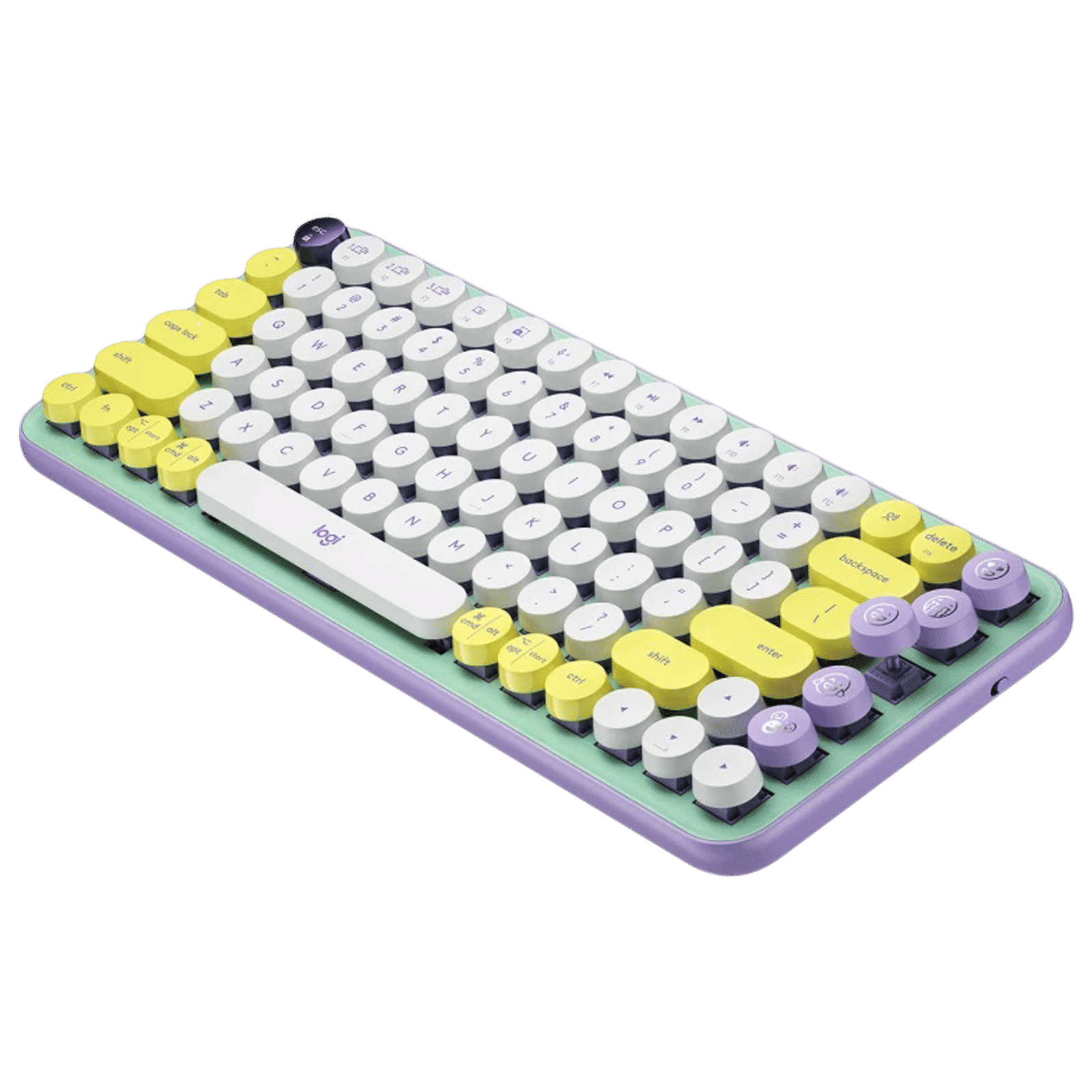 logitech POP Keys Bluetooth 5.1 Wireless Keyboard with Multi Device Connectivity (50 Million Keystrokes, Daydream) logitech POP Keys Bluetooth 5.1 Wireless Keyboard with Multi Device Connectivity (50 Million Keystrokes, Daydream)_4