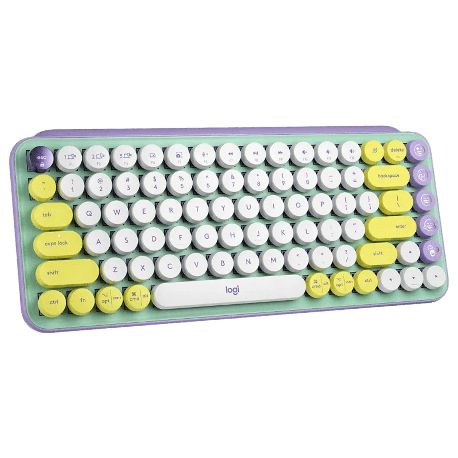 logitech POP Keys Bluetooth 5.1 Wireless Keyboard with Multi Device Connectivity (50 Million Keystrokes, Daydream) logitech POP Keys Bluetooth 5.1 Wireless Keyboard with Multi Device Connectivity (50 Million Keystrokes, Daydream)_7