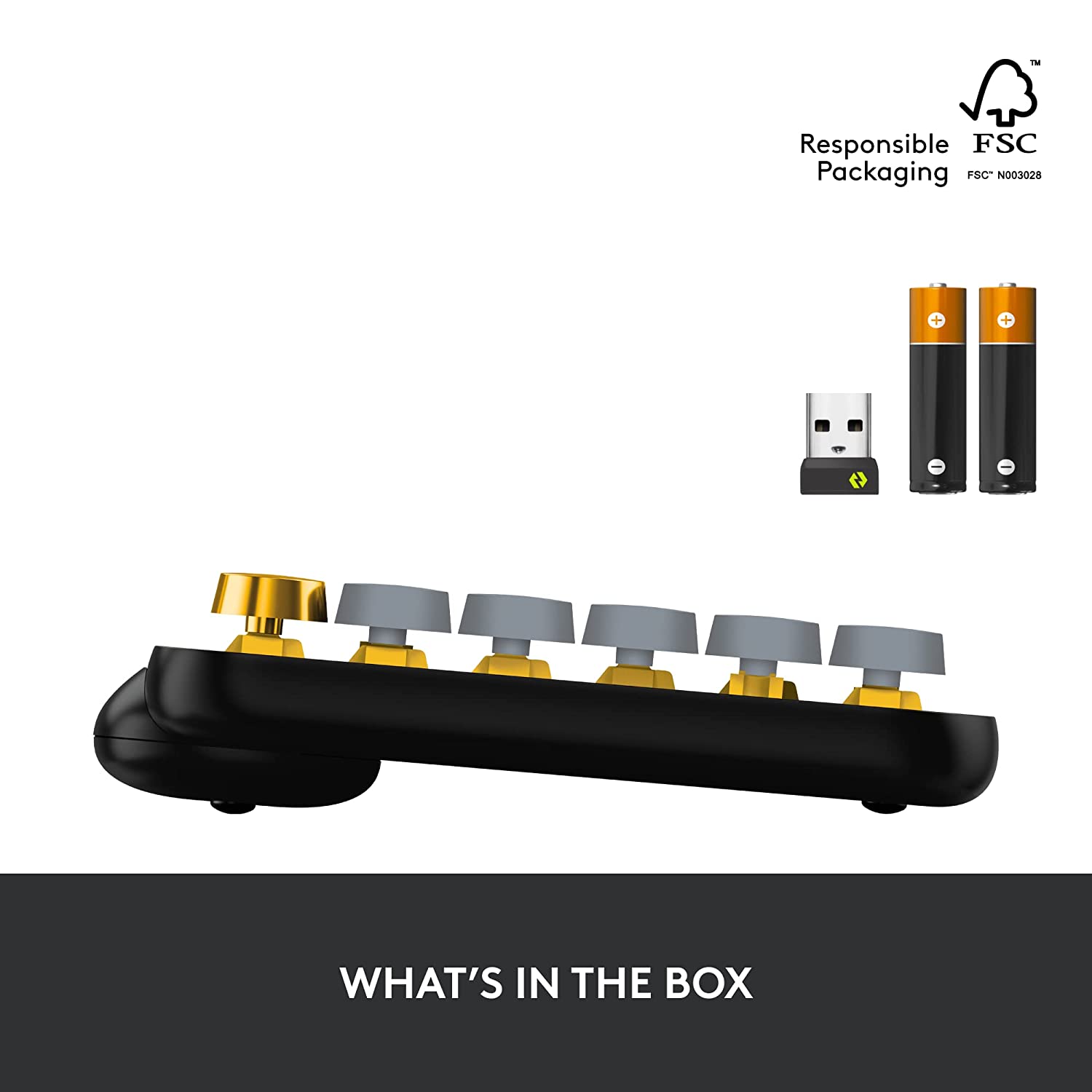 logitech POP Keys Bluetooth 5.1 Wireless Keyboard with Multi Device Connectivity (50 Million Keystrokes, Blast)_8