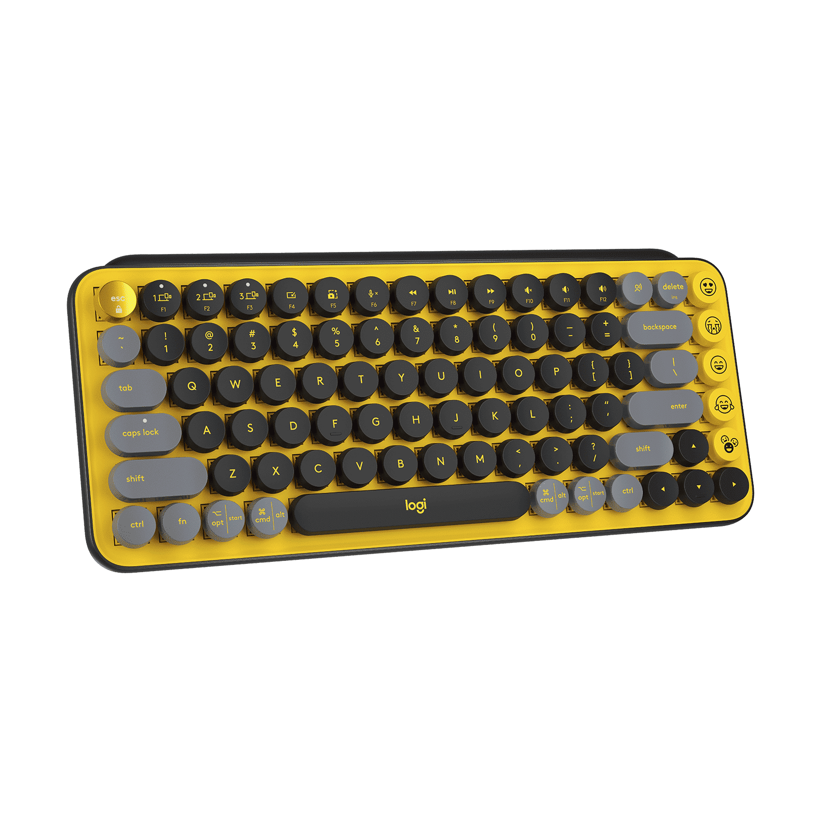 logitech POP Keys Bluetooth 5.1 Wireless Keyboard with Multi Device Connectivity (50 Million Keystrokes, Blast)_7