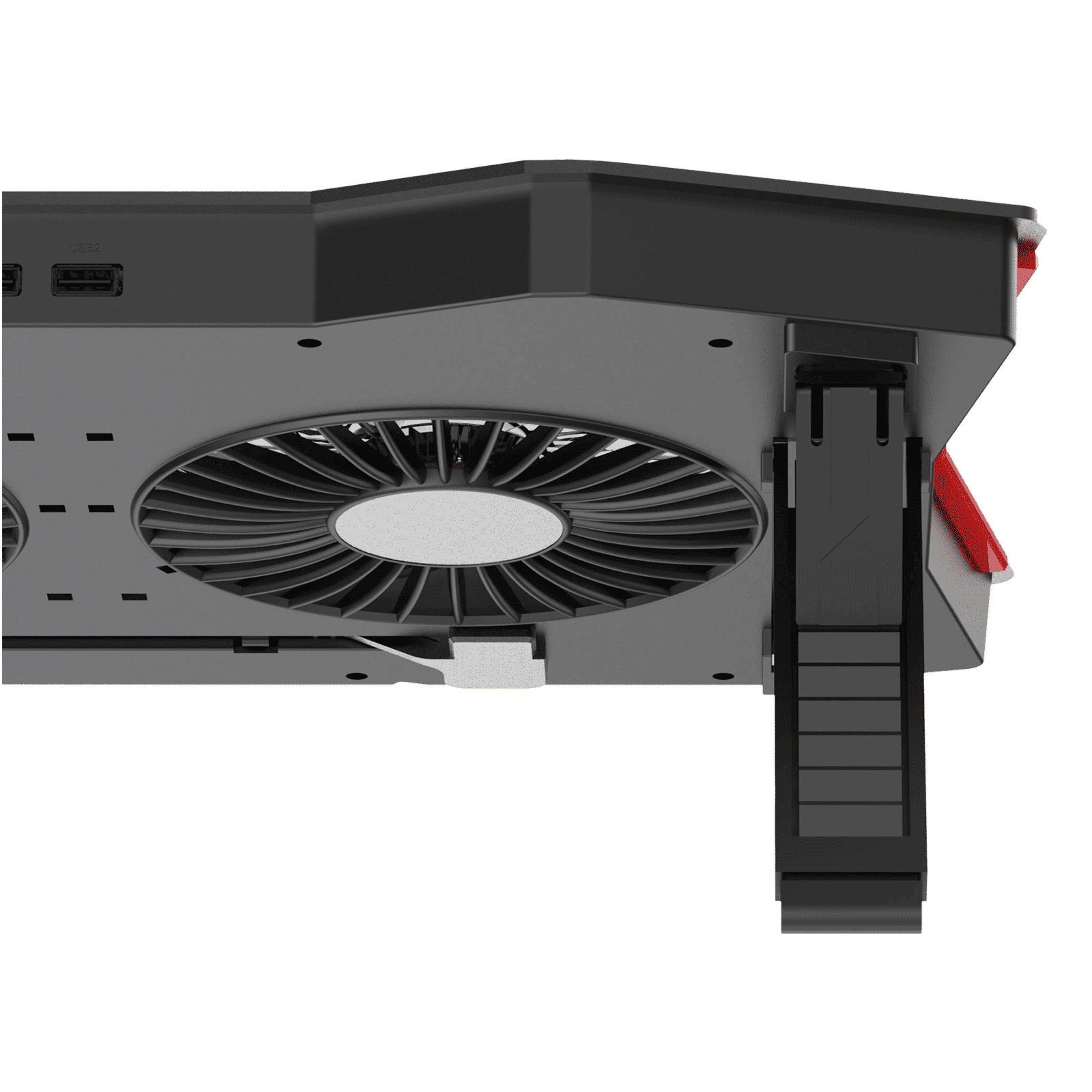 Croma DCX-AA4 Cooling Pad for Laptops upto 18 Inch (RGB LED, Black)_3