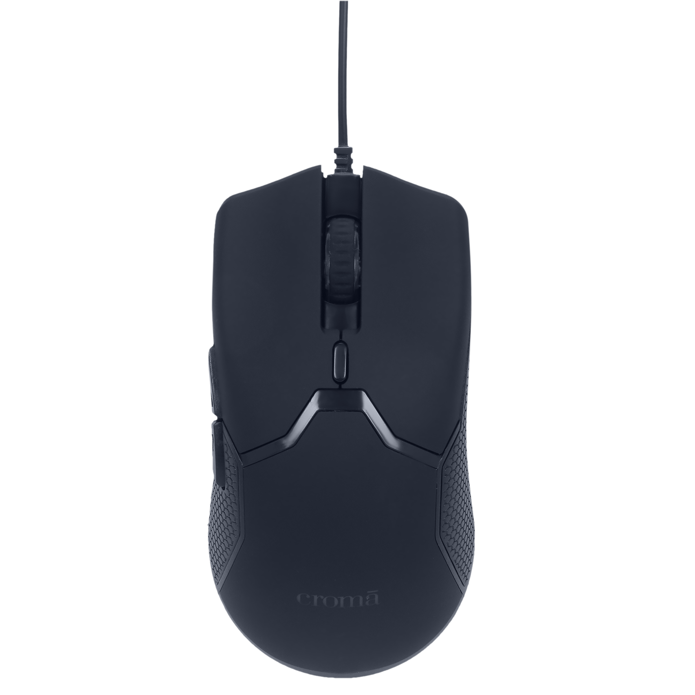 Croma Wired Optical Gaming Mouse (3200 DPI Adjustable, Ergonomic Design, Black) Croma Wired Optical Gaming Mouse (3200 DPI Adjustable, Ergonomic Design, Black)_1