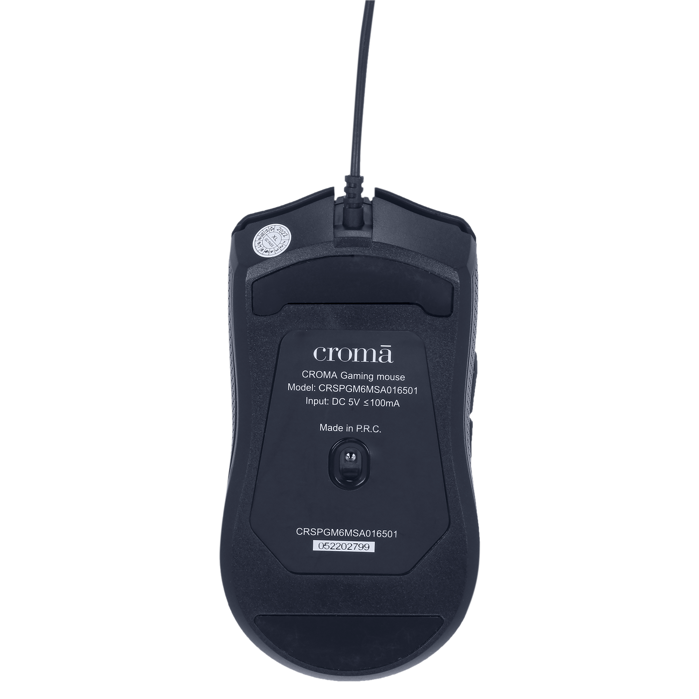 Croma Wired Optical Gaming Mouse (3200 DPI Adjustable, Ergonomic Design, Black) Croma Wired Optical Gaming Mouse (3200 DPI Adjustable, Ergonomic Design, Black)_6