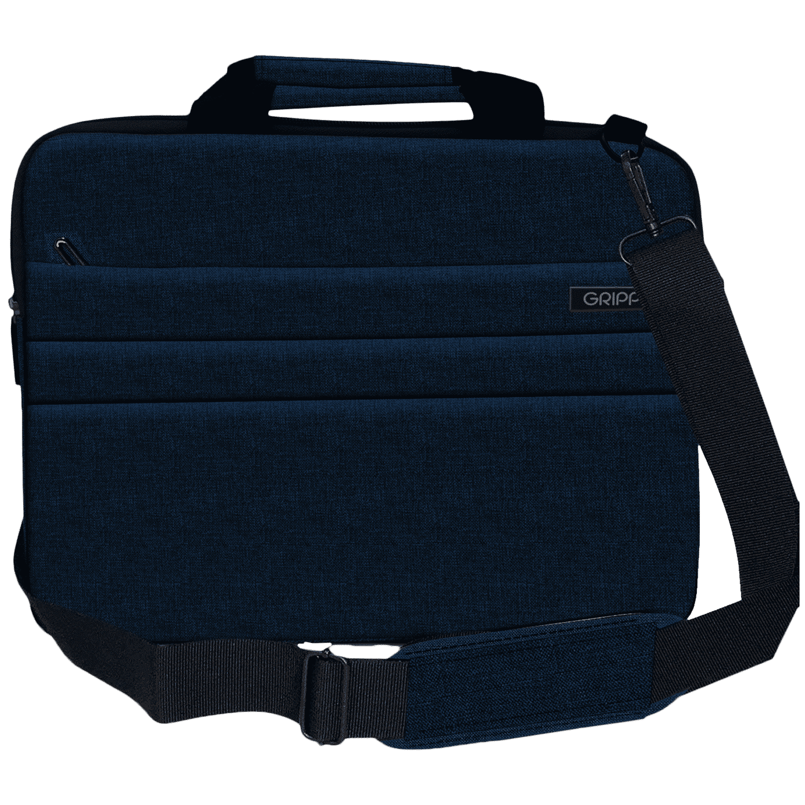 GRIPP Lecon Polyurethane Leather, Velvet Laptop Sleeve for 13.3 & 14 Inch Laptop (Water Repellent, Blue)_1