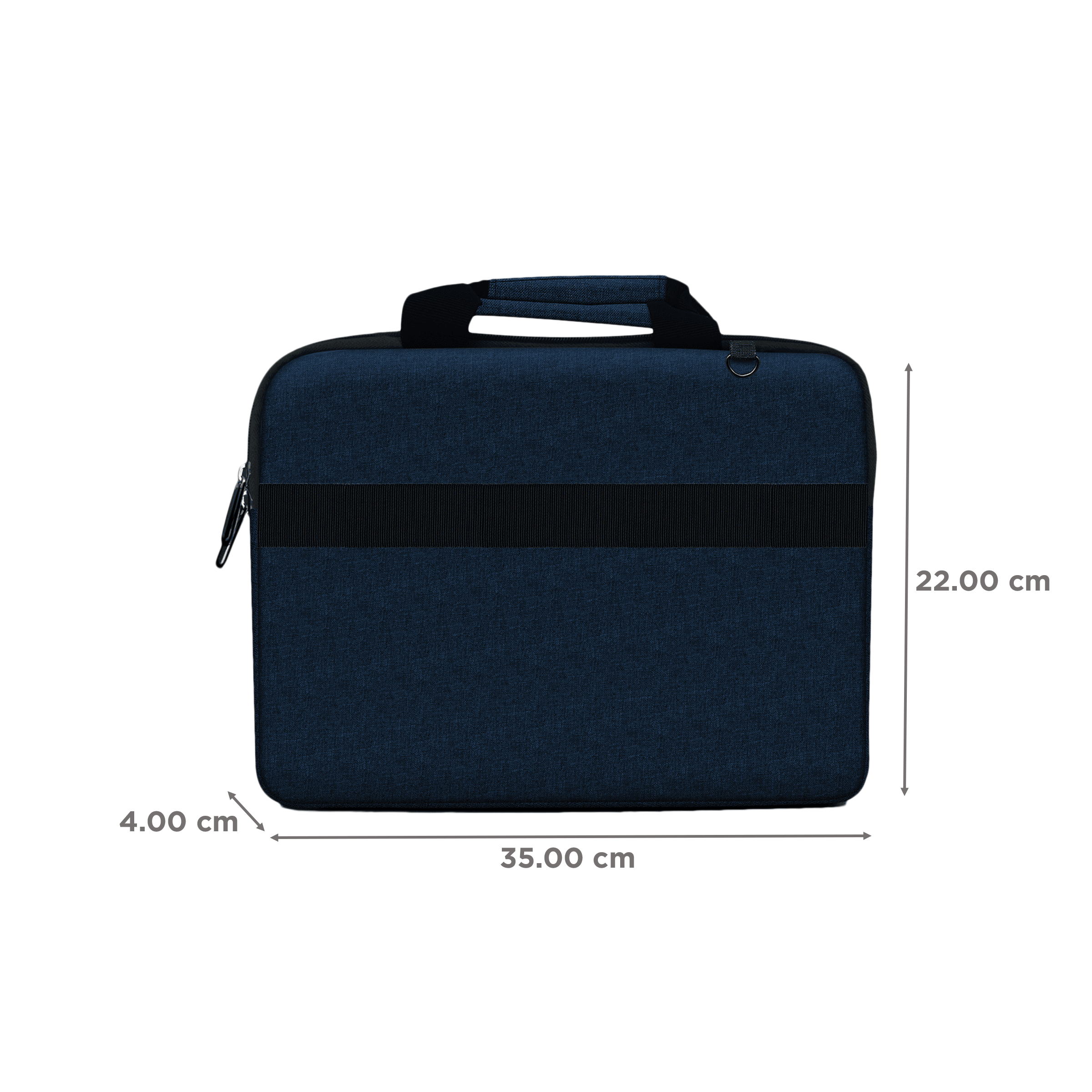 GRIPP Lecon Polyurethane Leather, Velvet Laptop Sleeve for 13.3 & 14 Inch Laptop (Water Repellent, Blue)_2