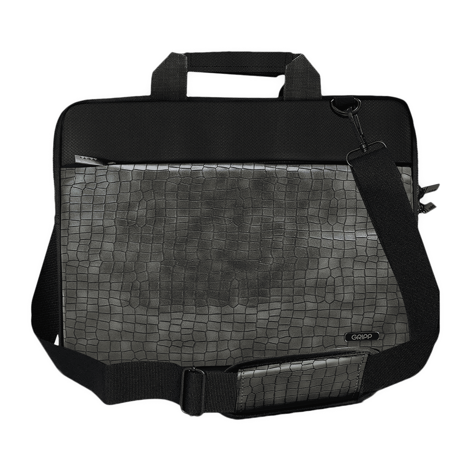 GRIPP Croc Compact Fleet Nylon Laptop Sling Bag for 13.3 & 14 Inch Laptop (Water Repellent, Green)_1