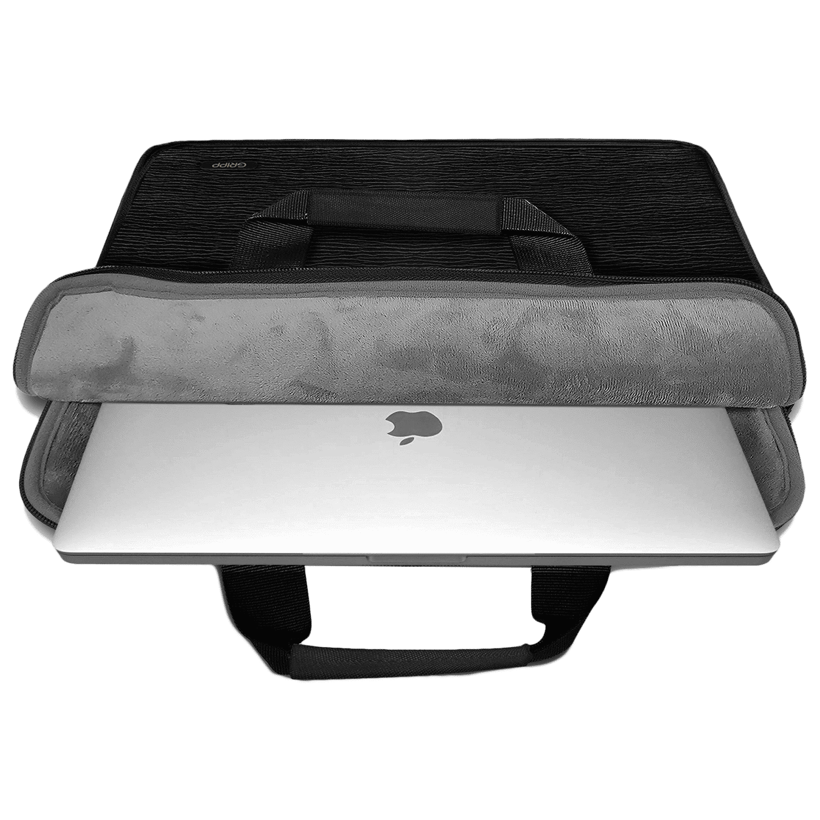 GRIPP Croc Compact Fleet Nylon Laptop Sling Bag for 13.3 & 14 Inch Laptop (Water Repellent, Black)_2