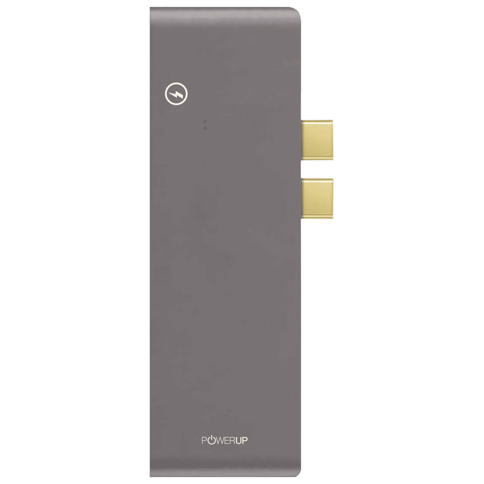 POWERUP 7-in-2 USB 3.0 Type C to USB Type C, USB 3.0 Type A, Thunderbolt 3, HDMI, SD Card Slot, TF Card Multi-Port Hub (Compact & Lightweight, Grey)_11