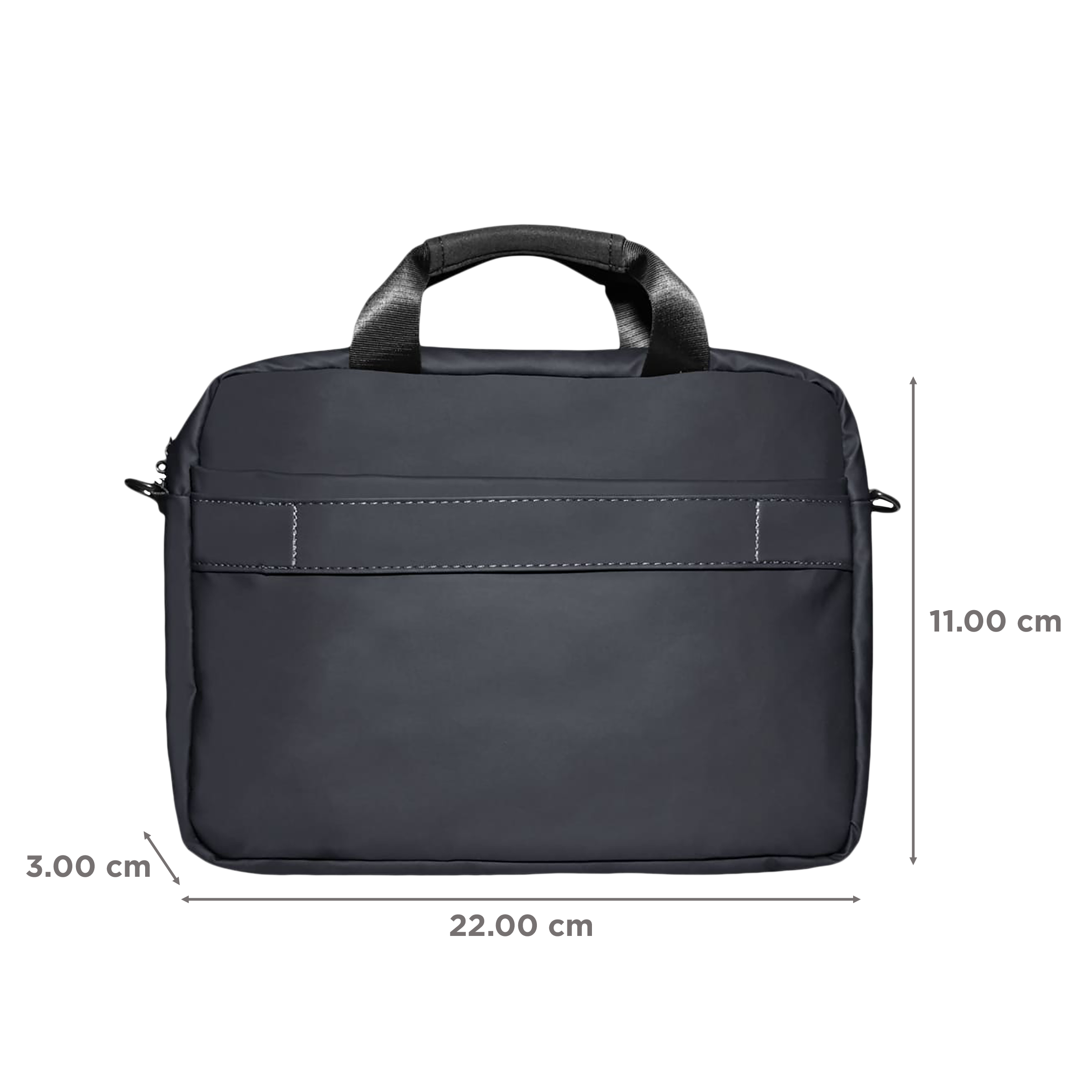 GRIPP Ribana Nylon Laptop Sling Bag for 13.3 & 14 Inch Laptop (3 Layers Protection, Grey)_2