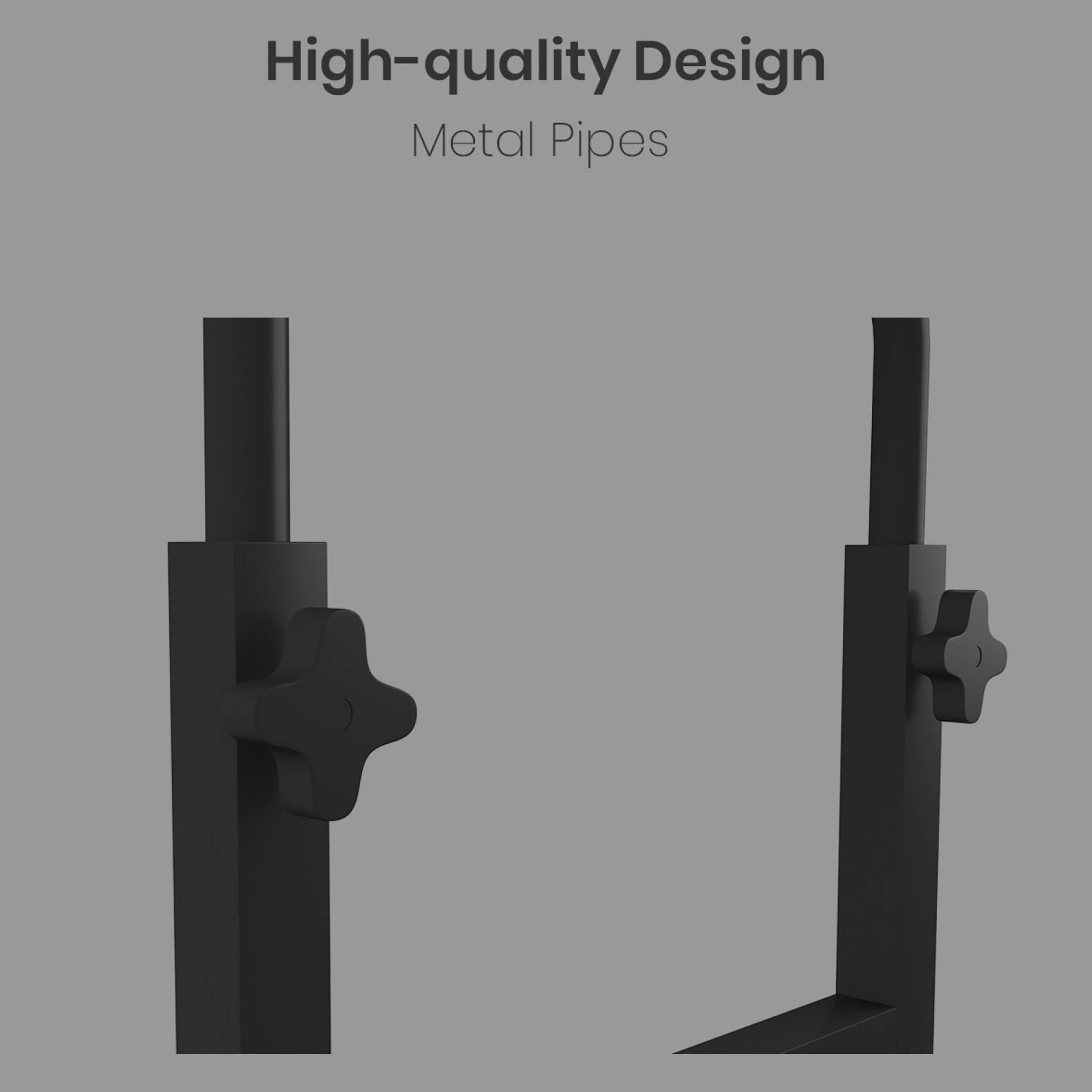 PORTRONICS My Buddy D Laptop Stand For Laptop (Includes A 4-Wheel Caster, POR 1376, Brown/Black)_8