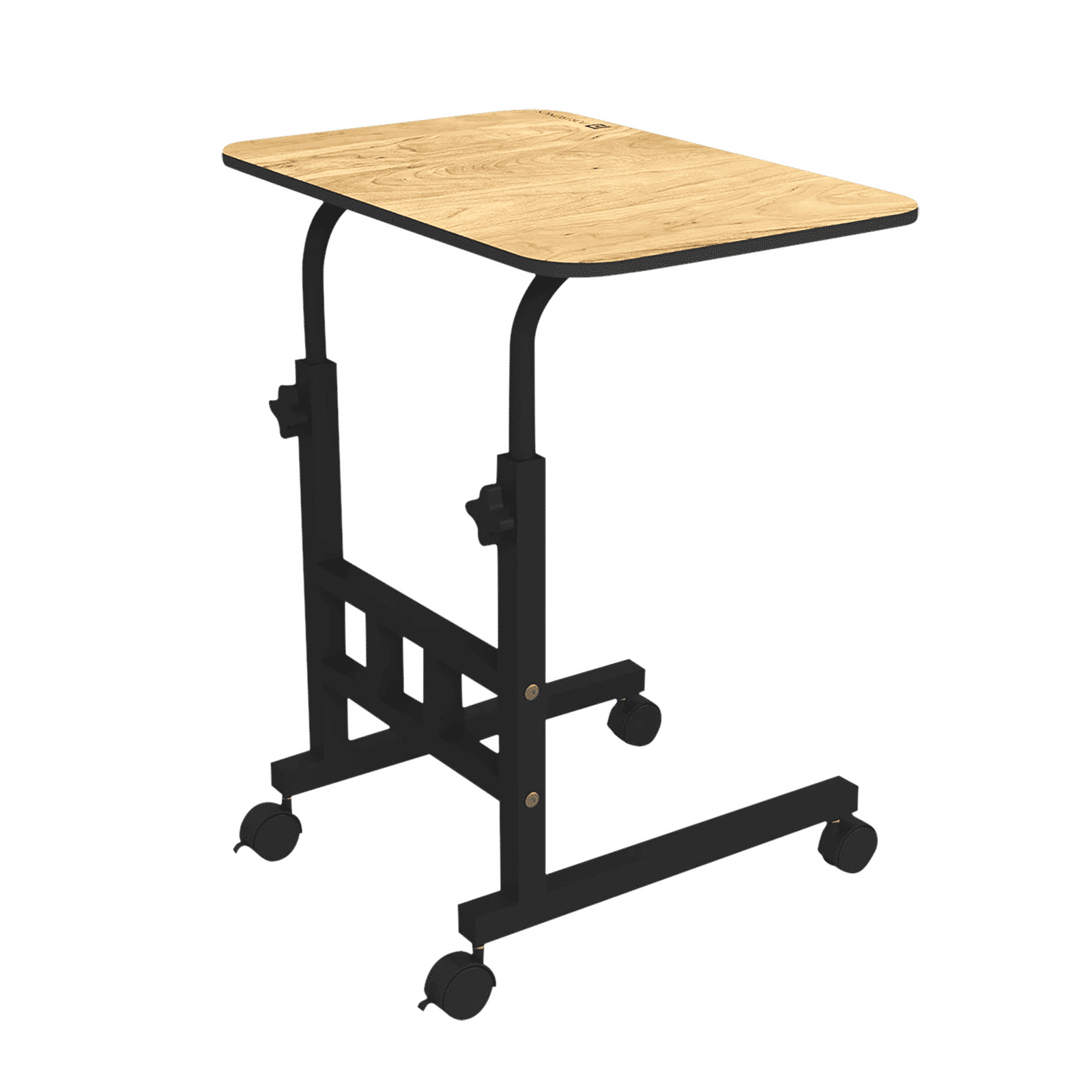 PORTRONICS My Buddy D Laptop Stand For Laptop (Includes A 4-Wheel Caster, POR 1376, Brown/Black)_1