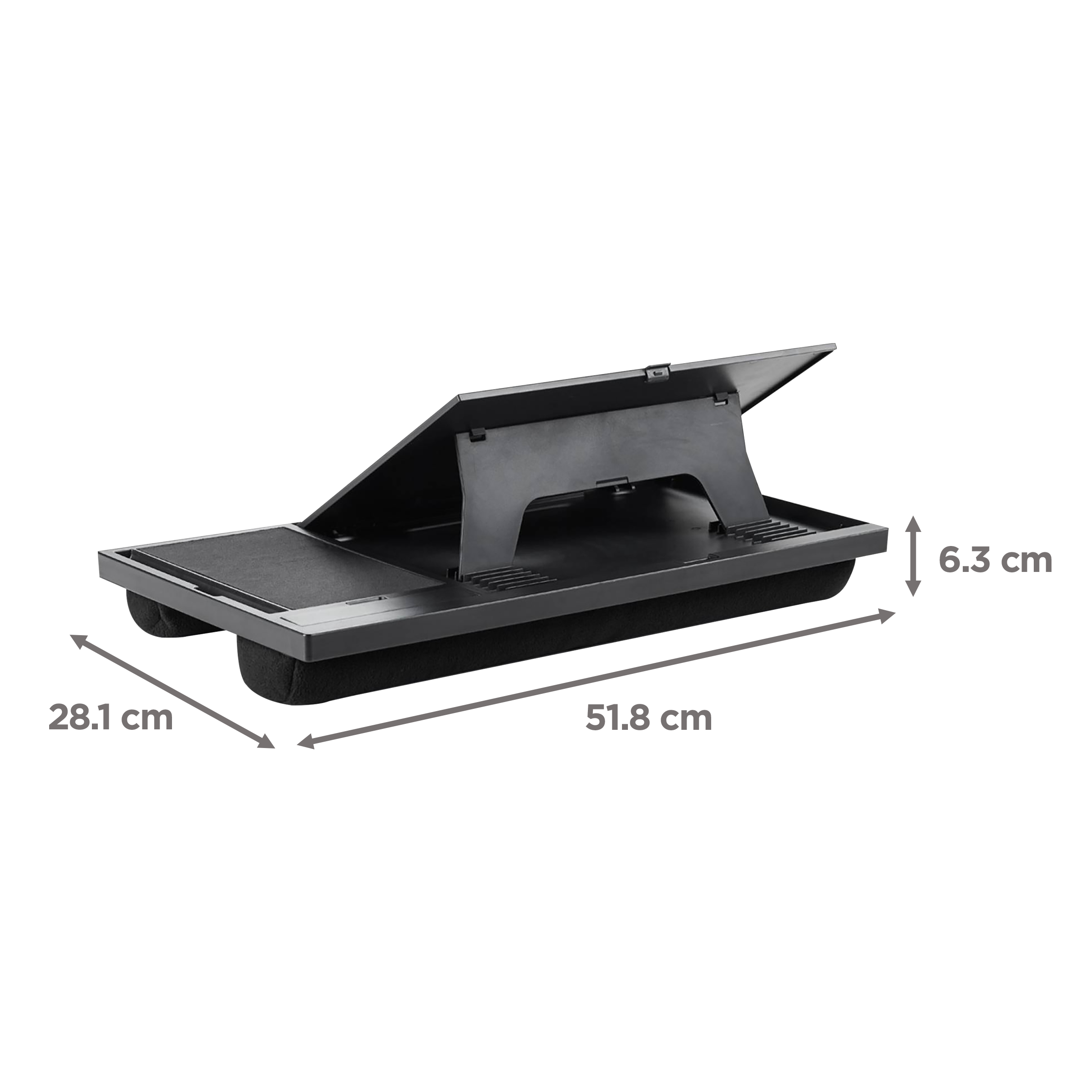 PORTRONICS My Buddy G Laptop Stand For Laptop & Mobile (Anti-Skid Design, POR 1365, Black)_3