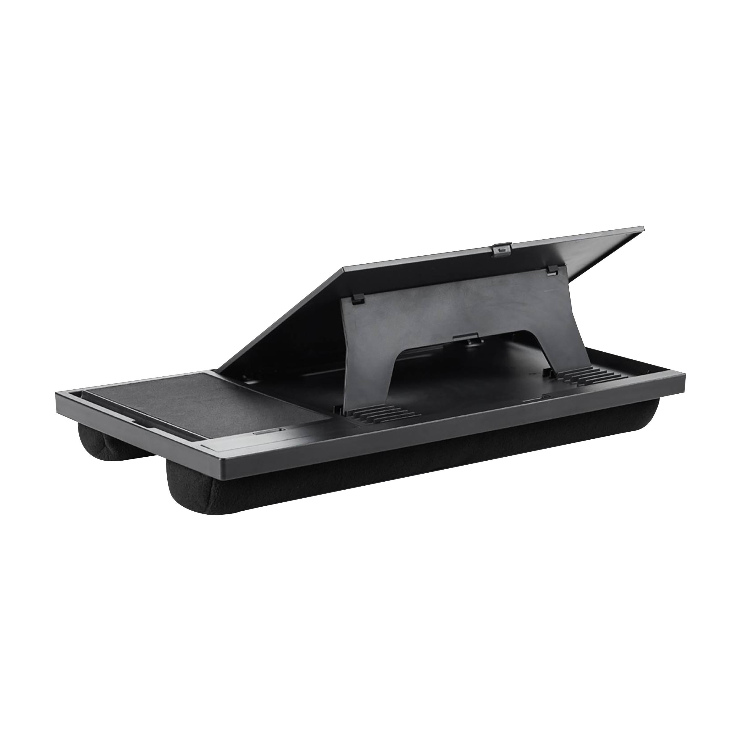 PORTRONICS My Buddy G Laptop Stand For Laptop & Mobile (Anti-Skid Design, POR 1365, Black)_2
