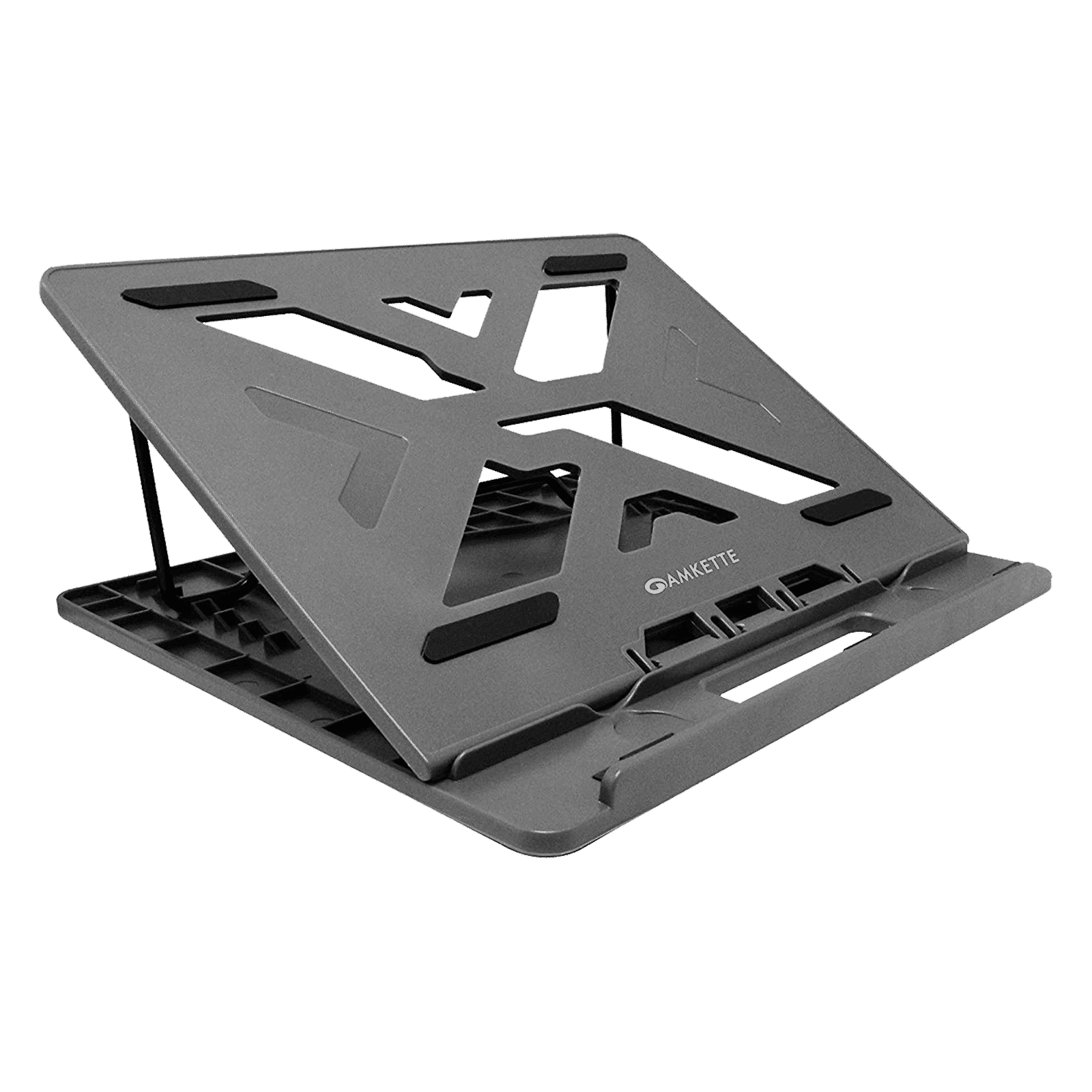 AMKETTE Ergo Laptop Stand for laptops up to 15.6 inches (7 Adjustment Levels, 650GR, Grey)_1